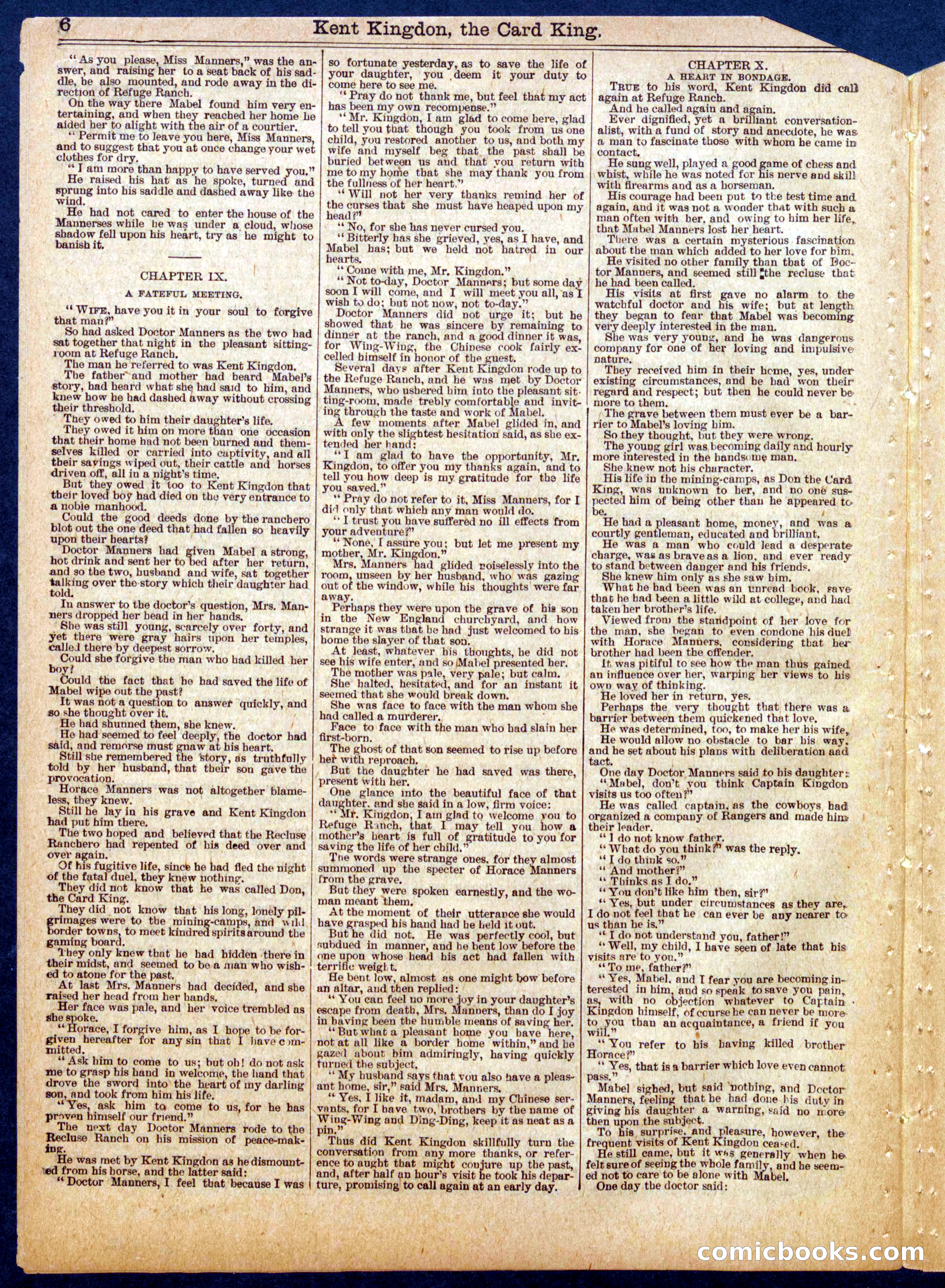 Beadle's Half Dime Library No. 565 — page 6 of 16
