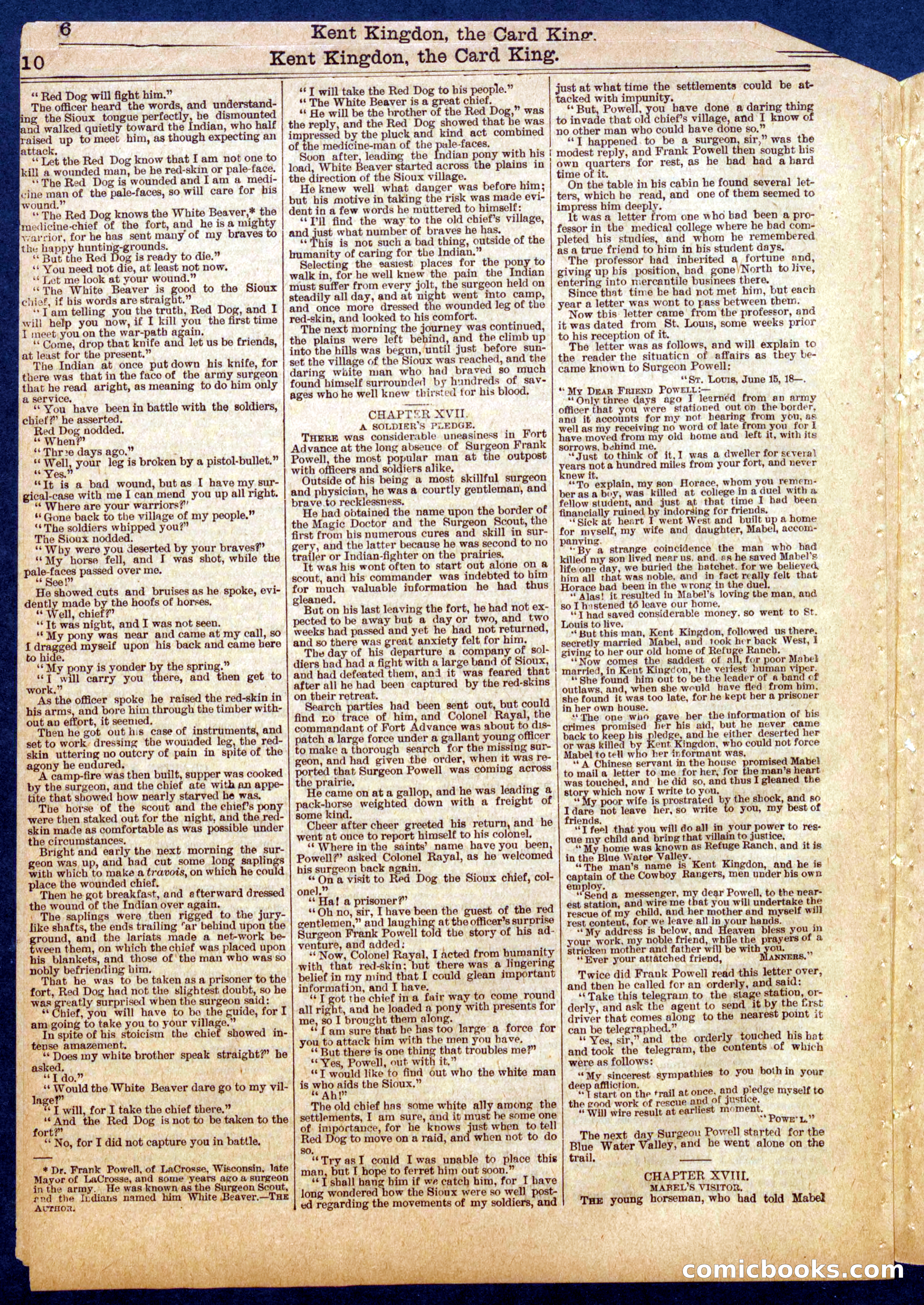 Beadle's Half Dime Library No. 565 — page 10 of 16
