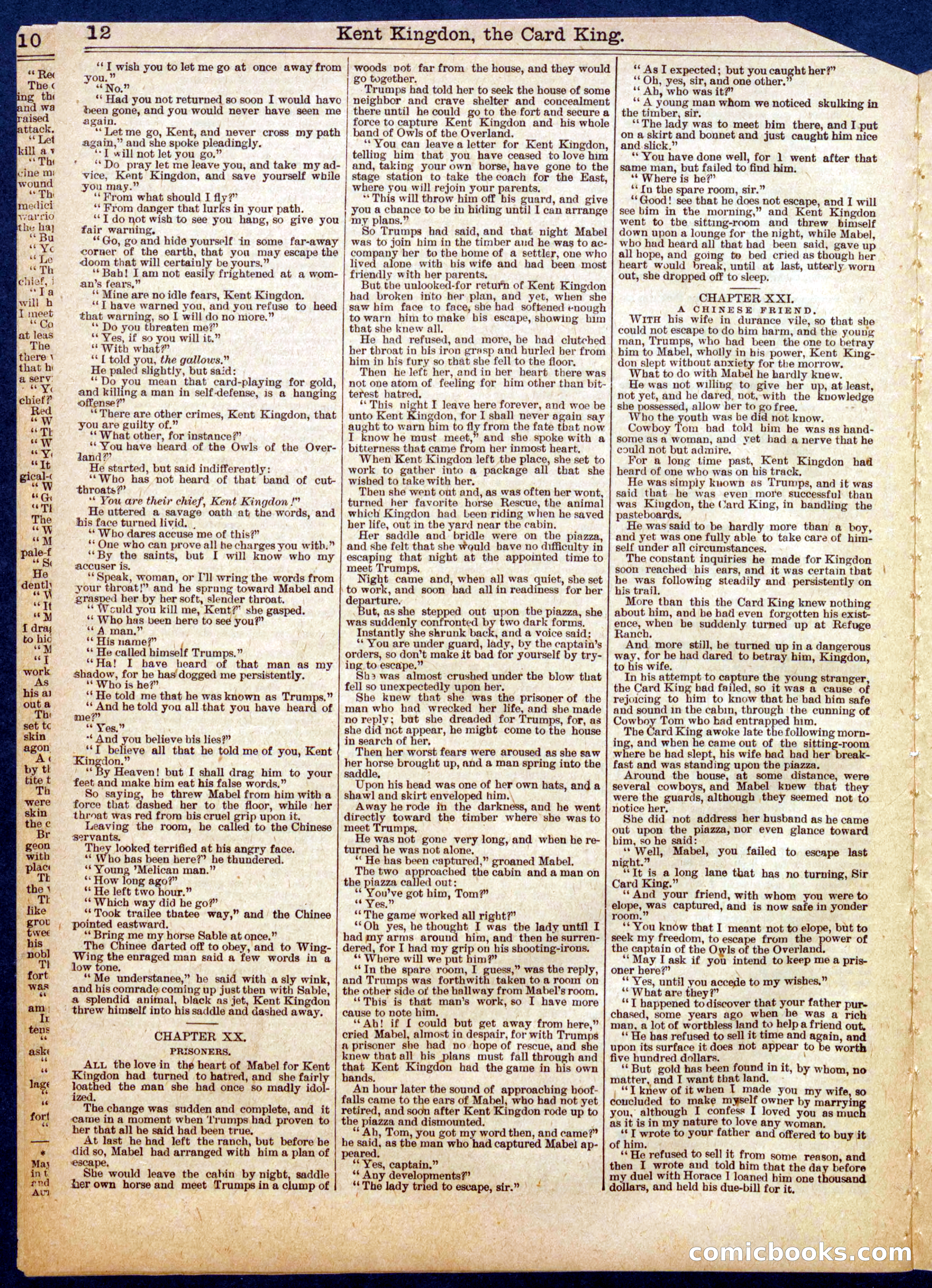 Beadle's Half Dime Library No. 565 — page 12 of 16