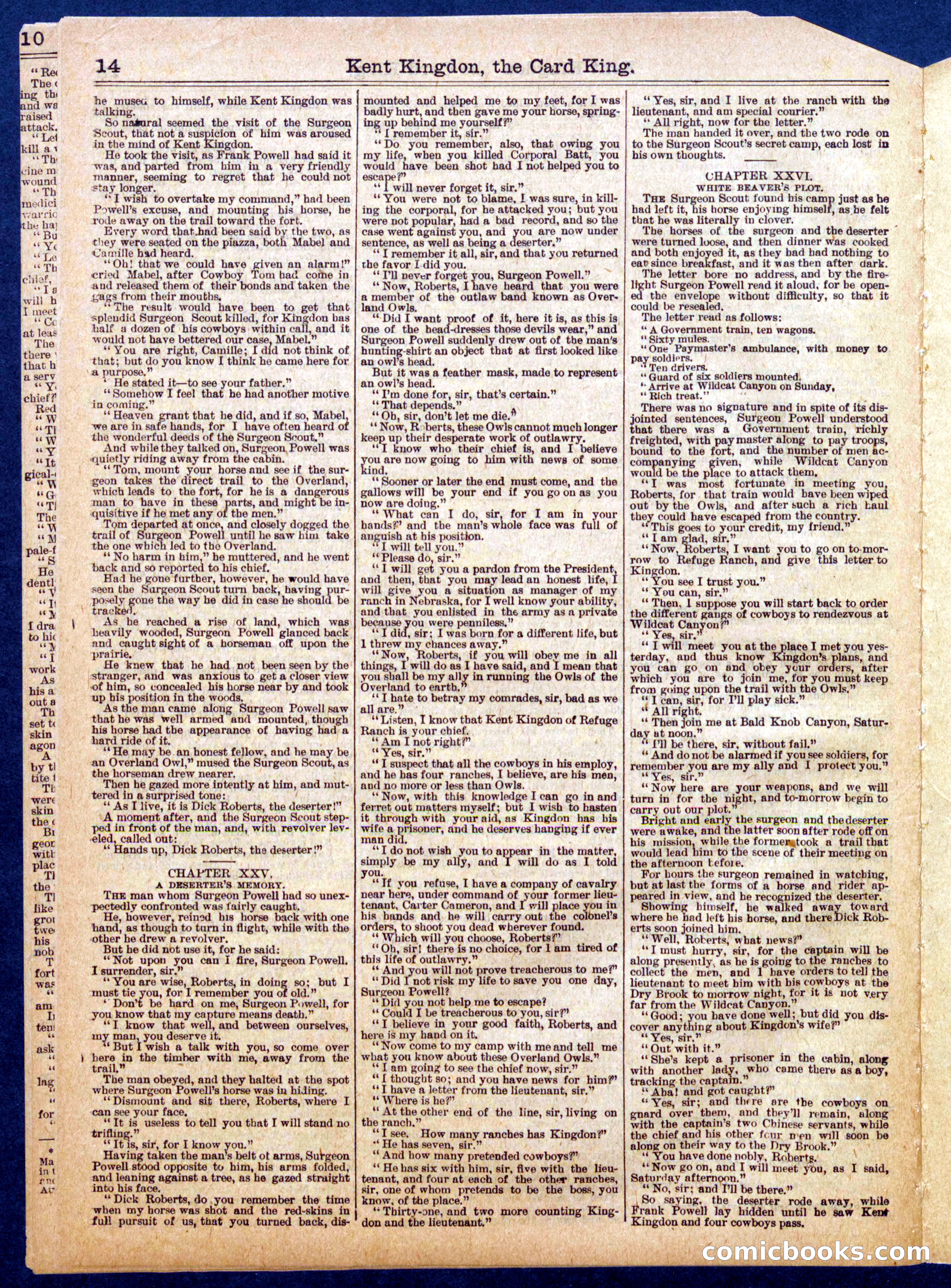 Beadle's Half Dime Library No. 565 — page 14 of 16