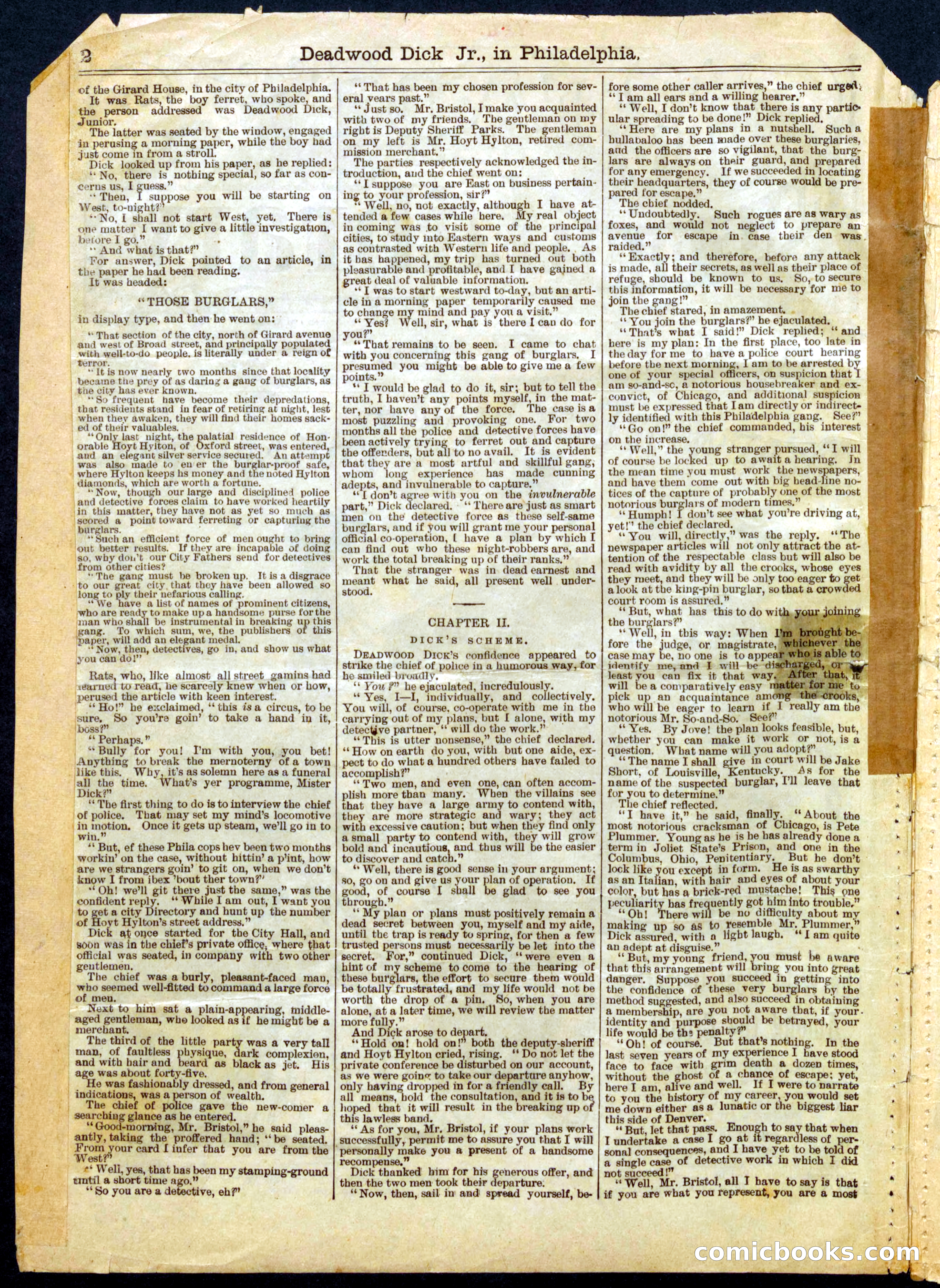 Beadle's Half Dime Library No. 567 — page 2 of 16