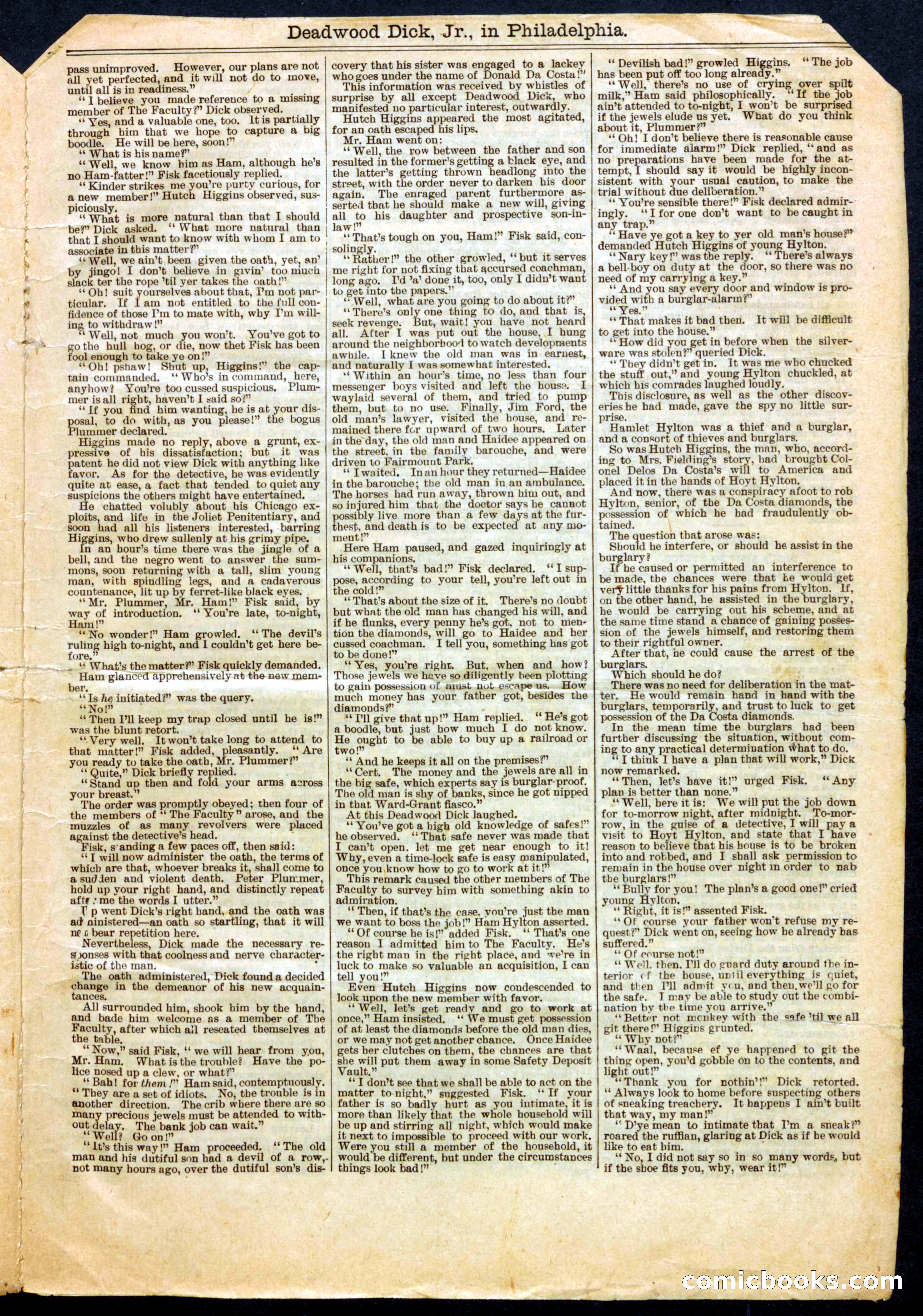 Beadle's Half Dime Library No. 567 — page 7 of 16