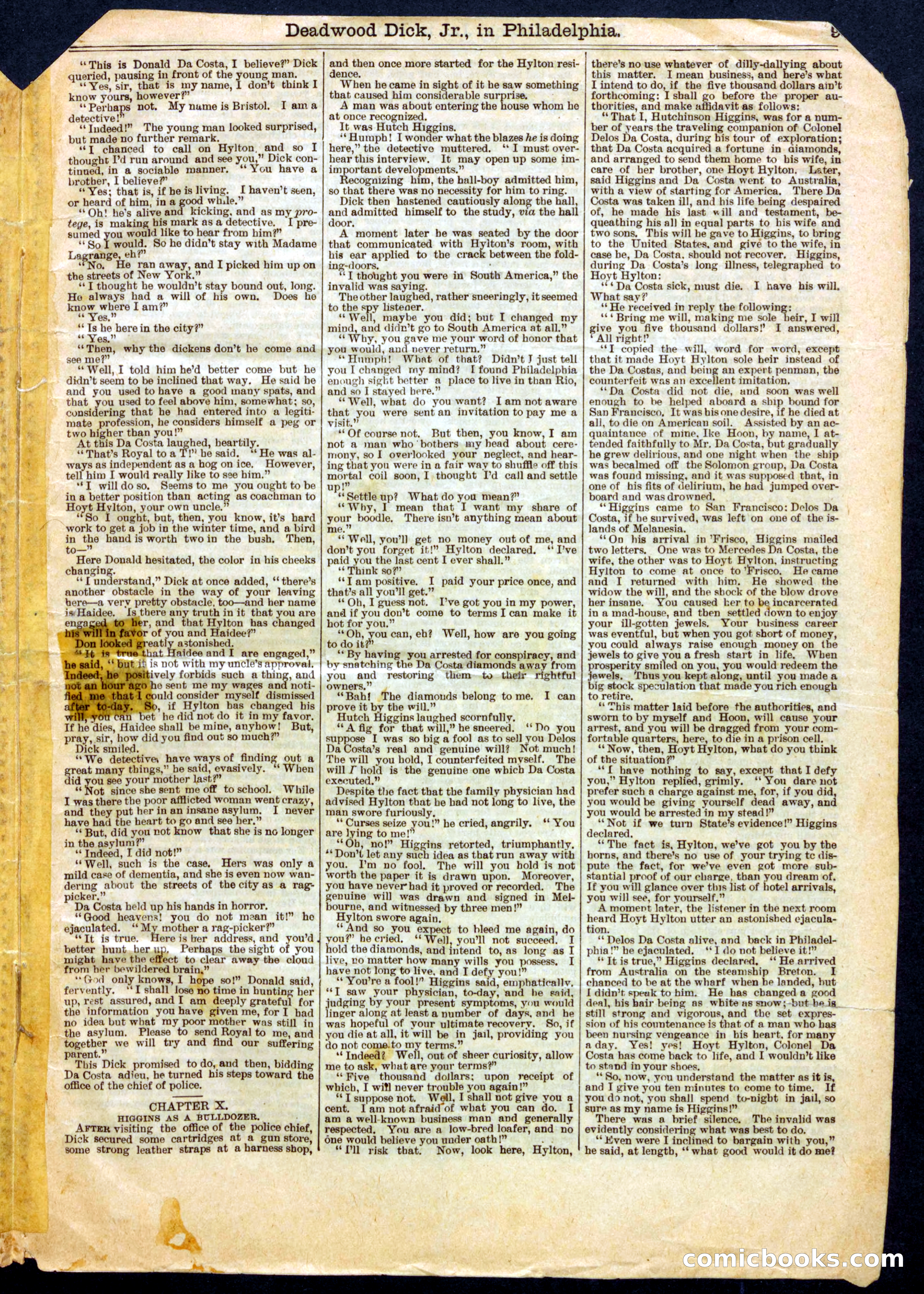 Beadle's Half Dime Library No. 567 — page 9 of 16
