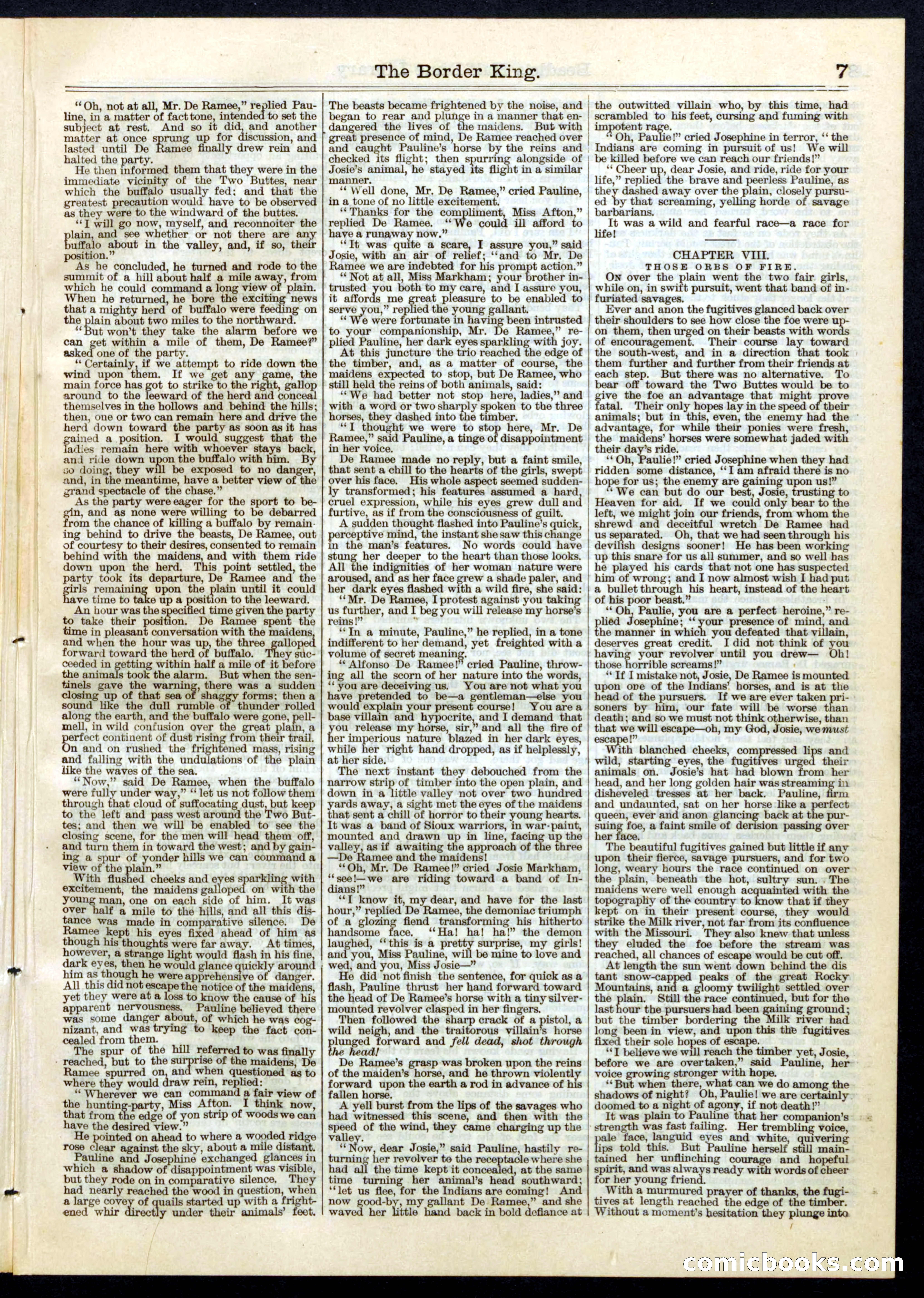 Beadle's Half Dime Library, No. 58 — page 7 of 16