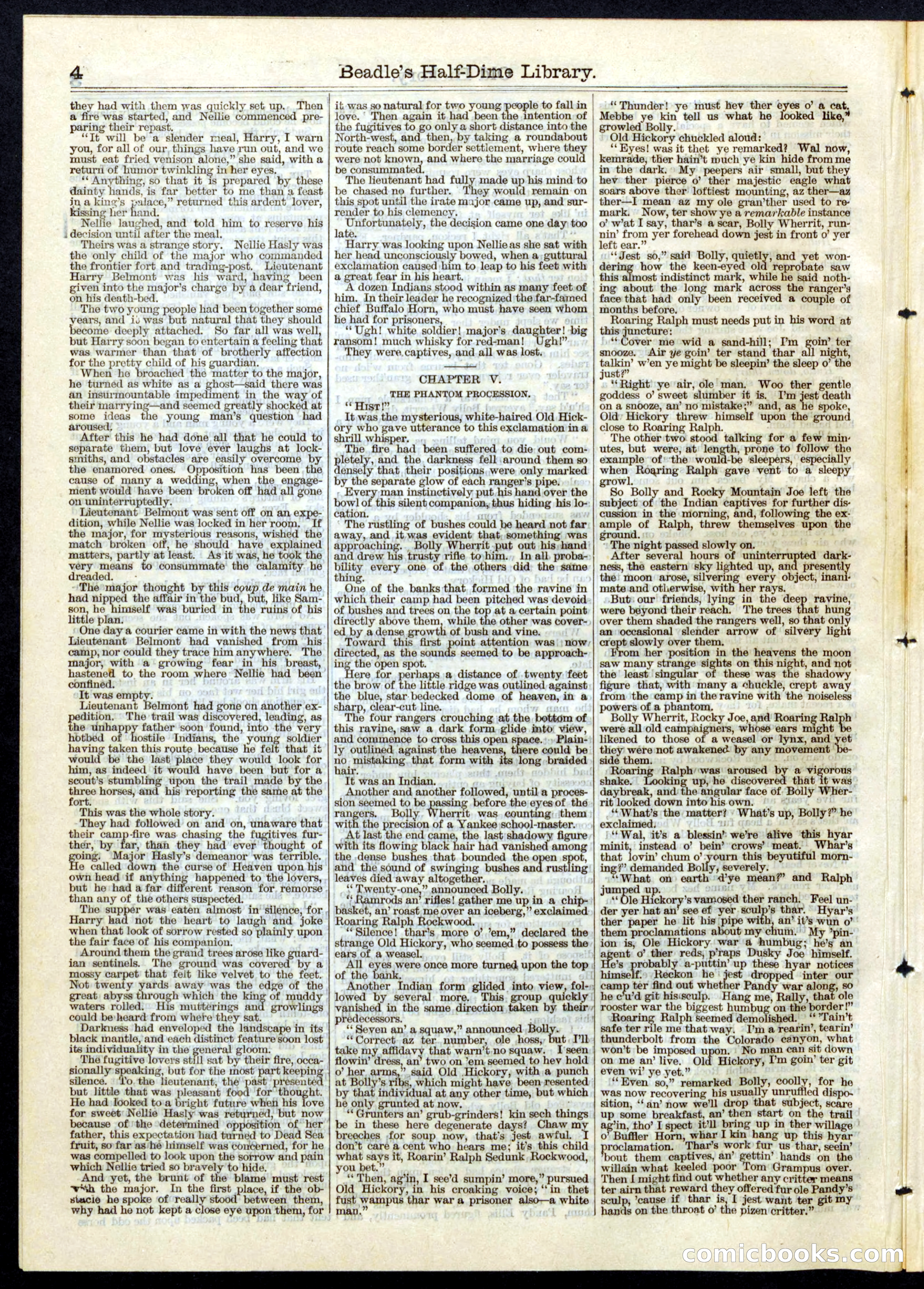Beadle's Half Dime Library, No. 59 — page 4 of 16