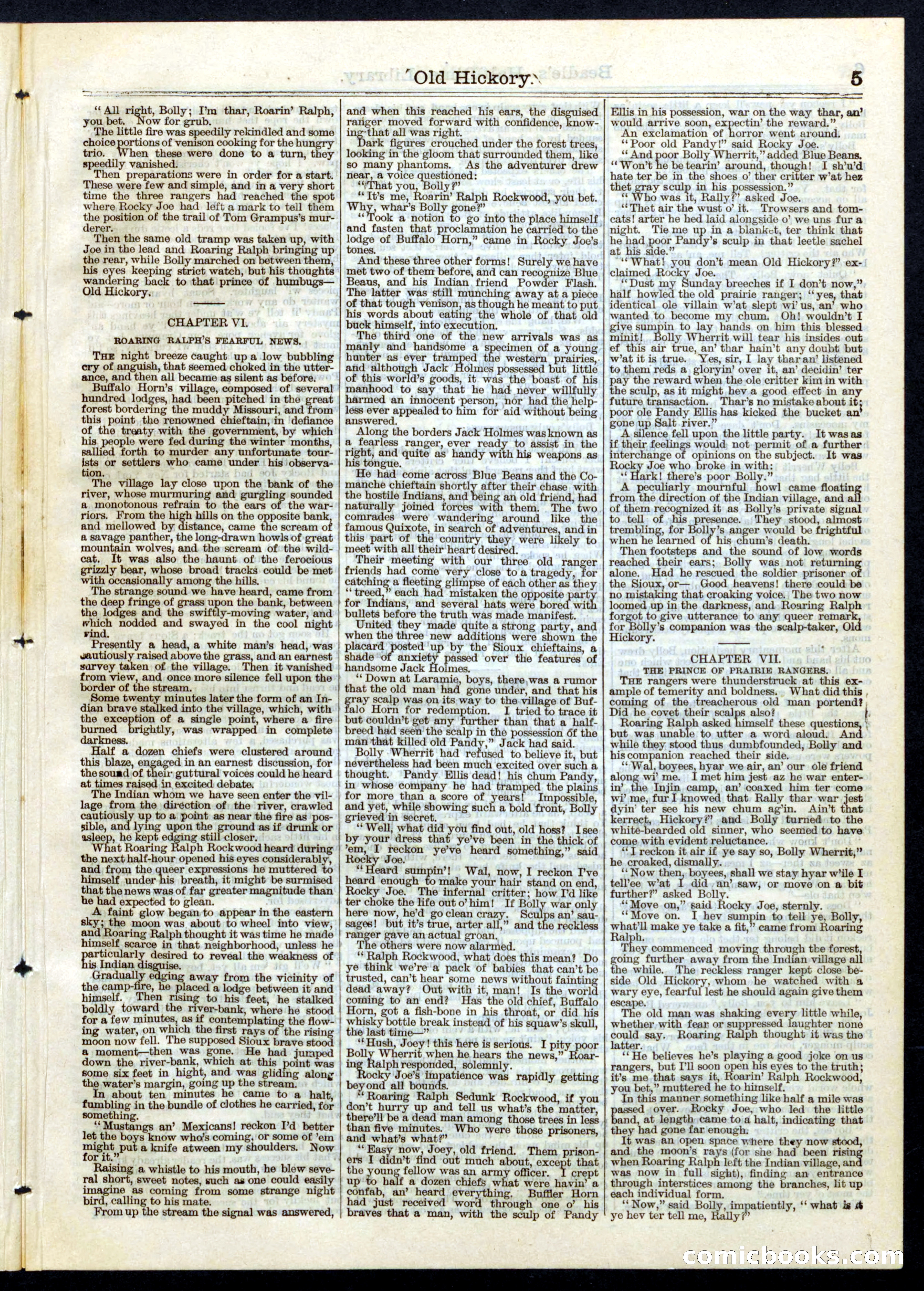 Beadle's Half Dime Library, No. 59 — page 5 of 16