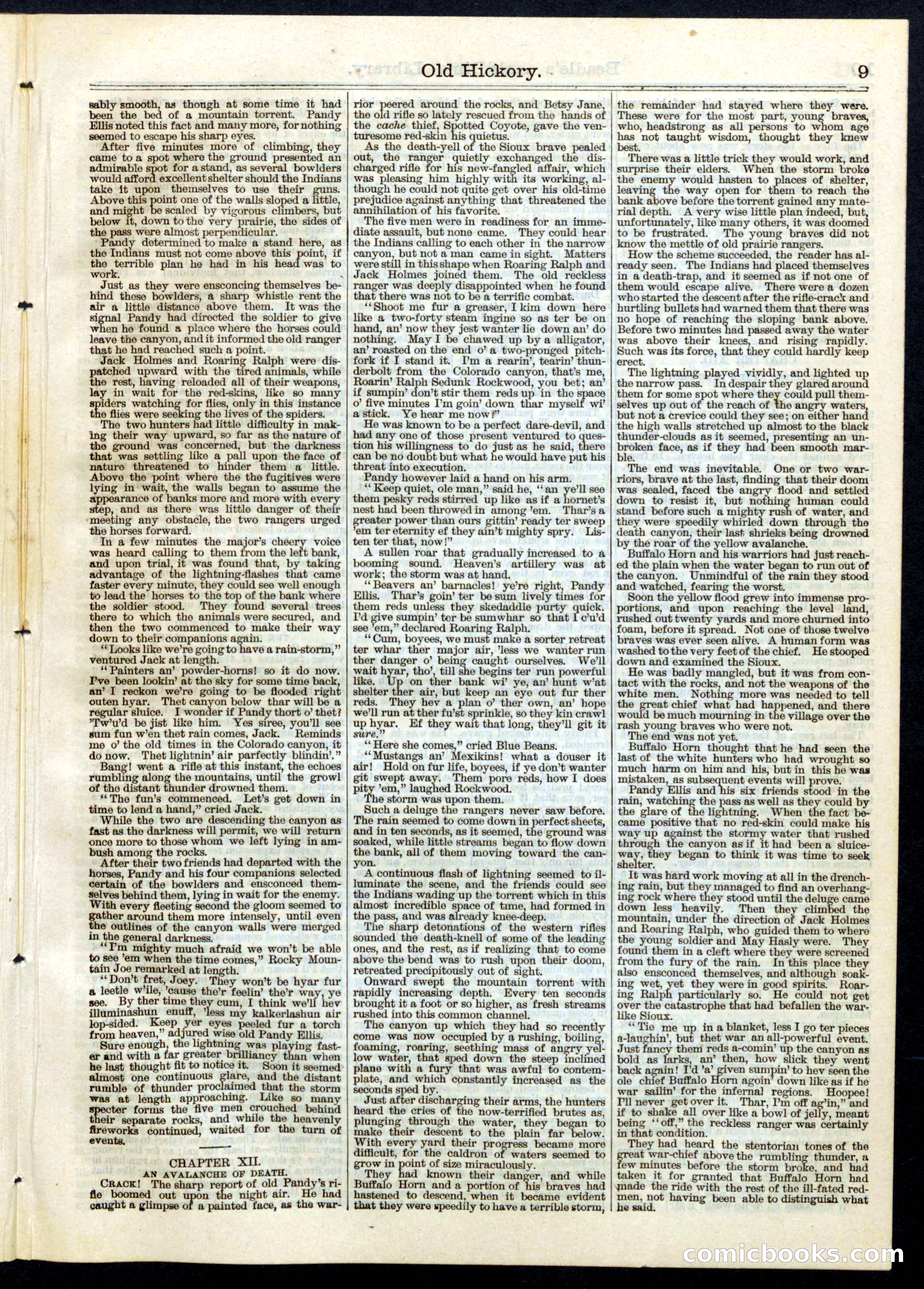 Beadle's Half Dime Library, No. 59 — page 9 of 16
