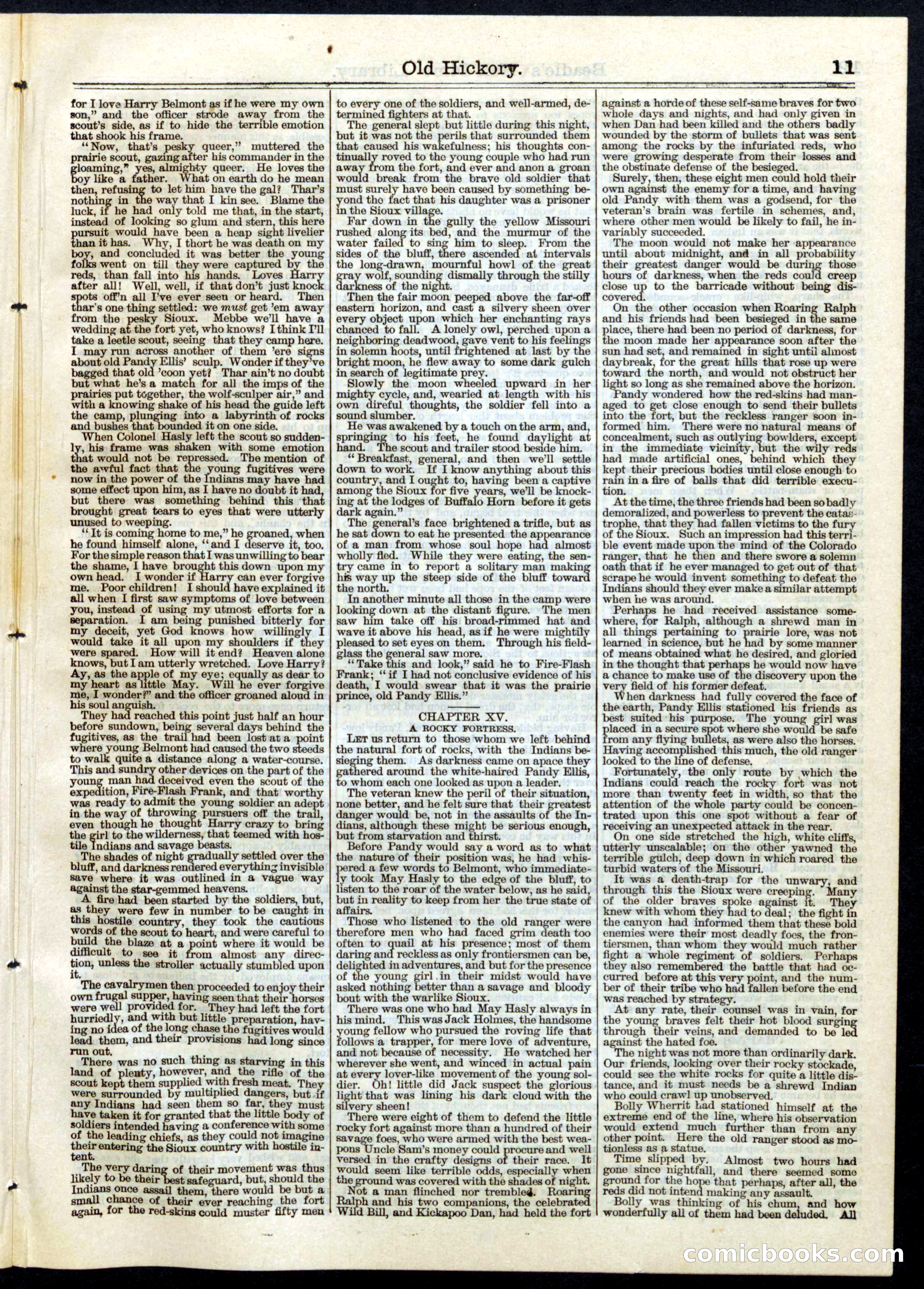 Beadle's Half Dime Library, No. 59 — page 11 of 16