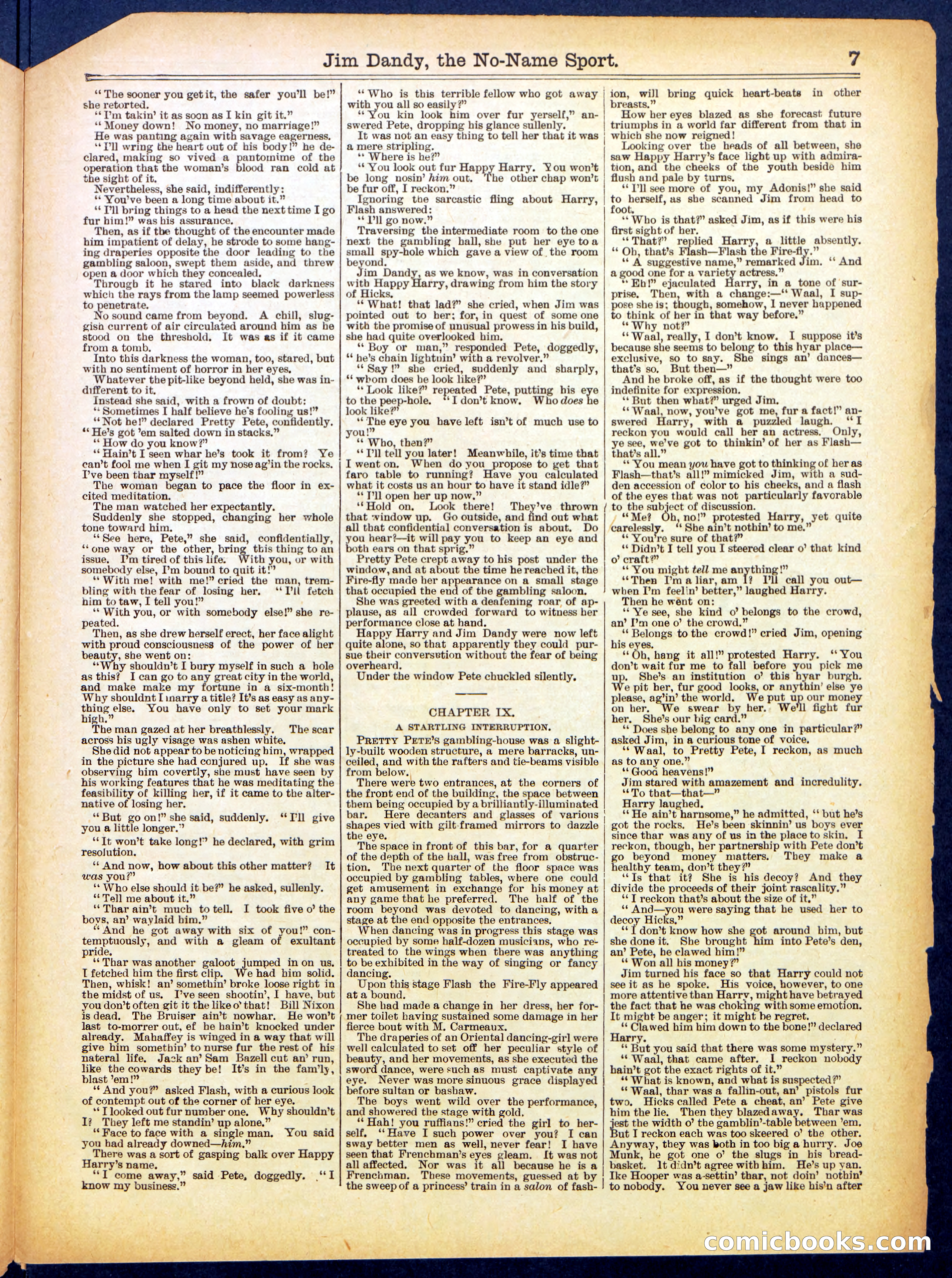 Beadle's Half Dime Library No. 599 — page 7 of 16