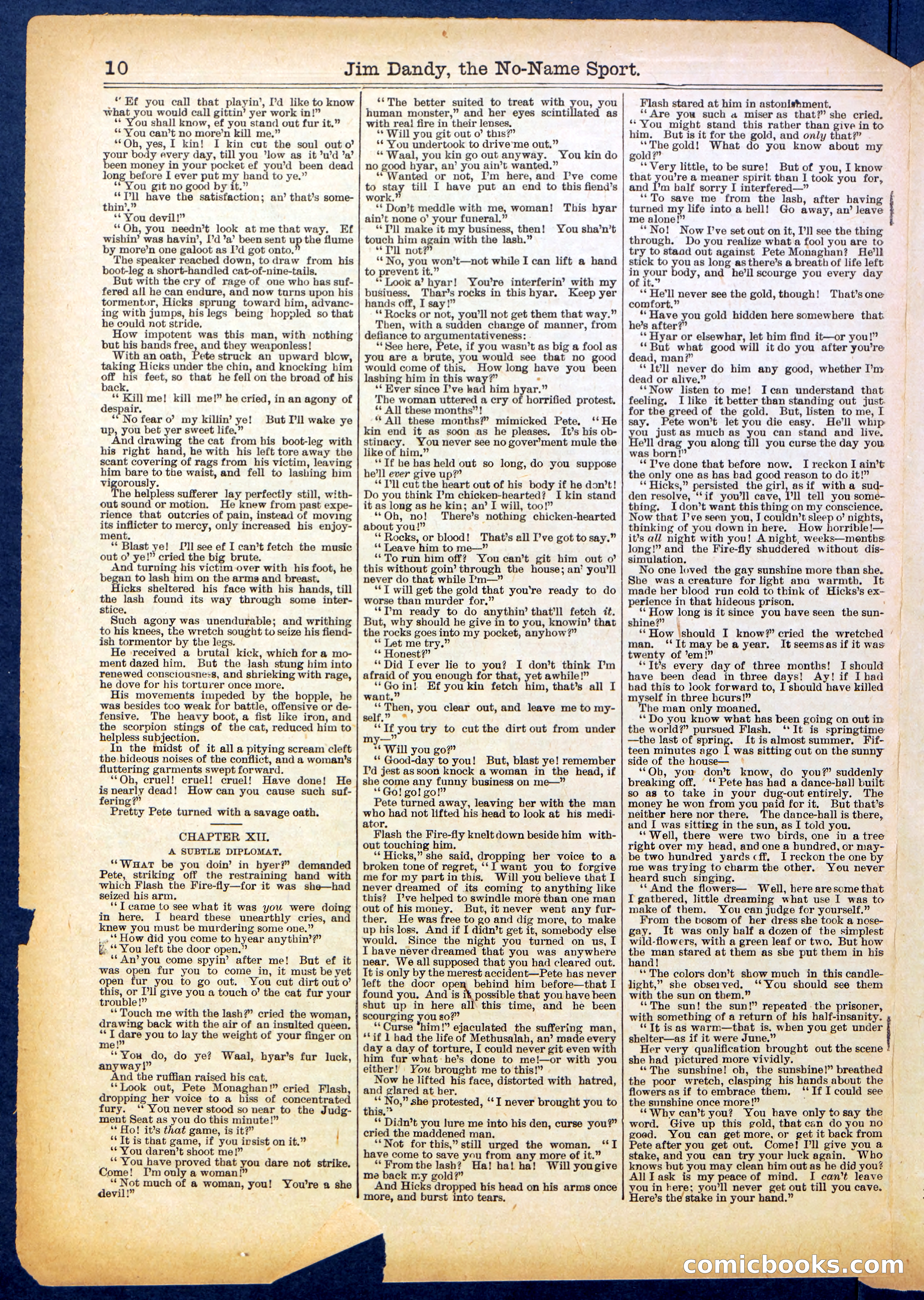 Beadle's Half Dime Library No. 599 — page 10 of 16