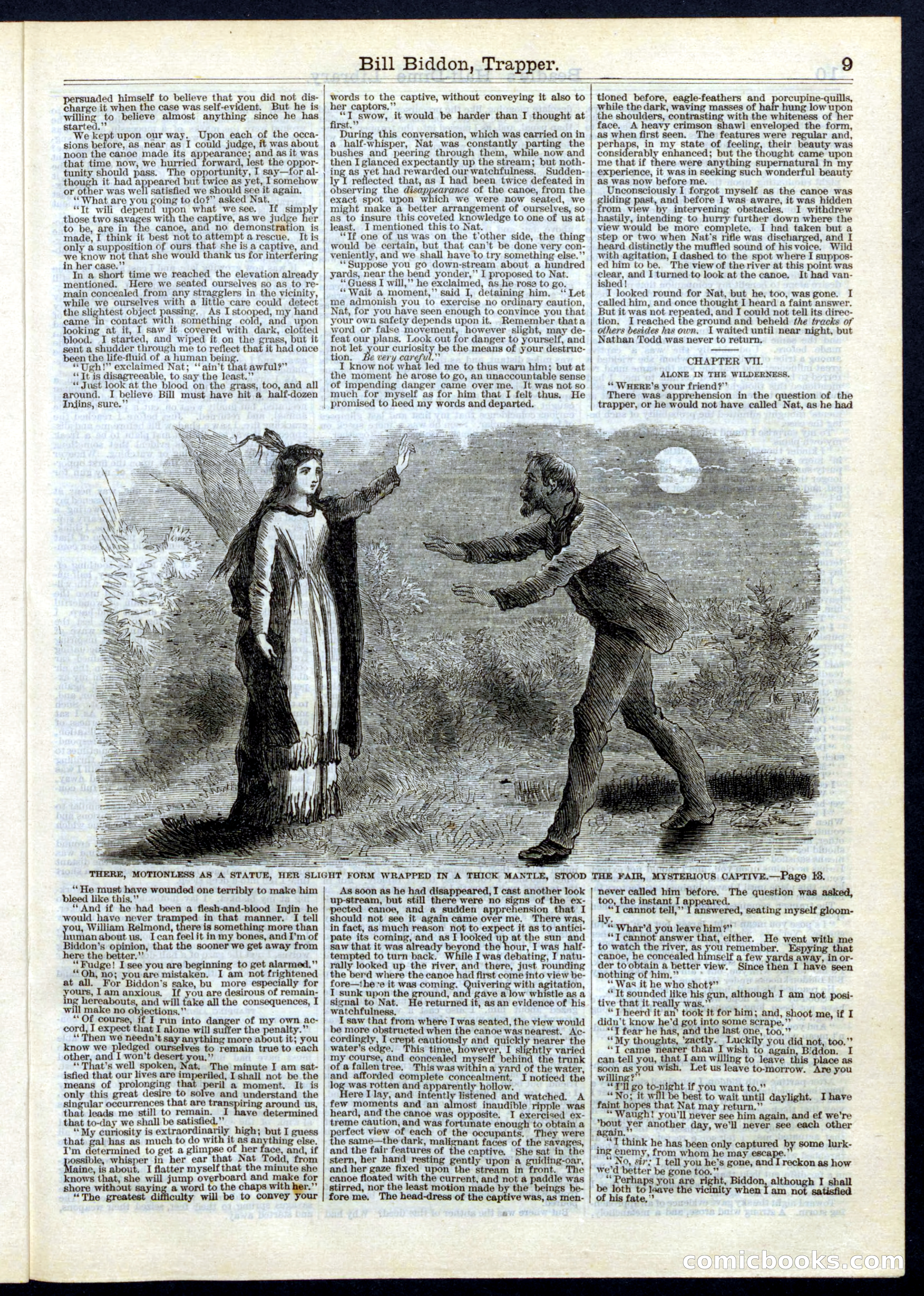 Beadle's Half Dime Library, No. 6 — page 9 of 16