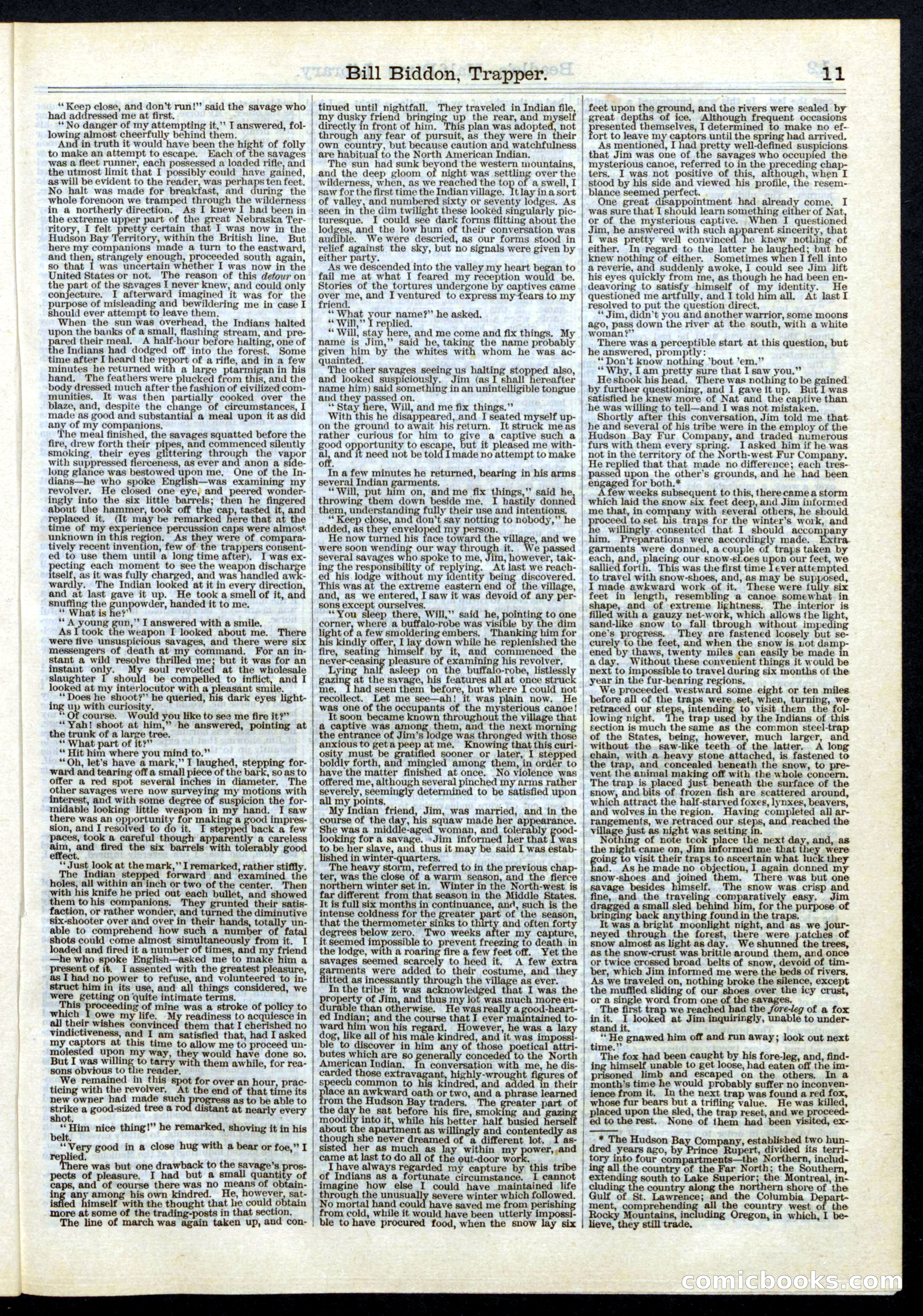 Beadle's Half Dime Library, No. 6 — page 11 of 16