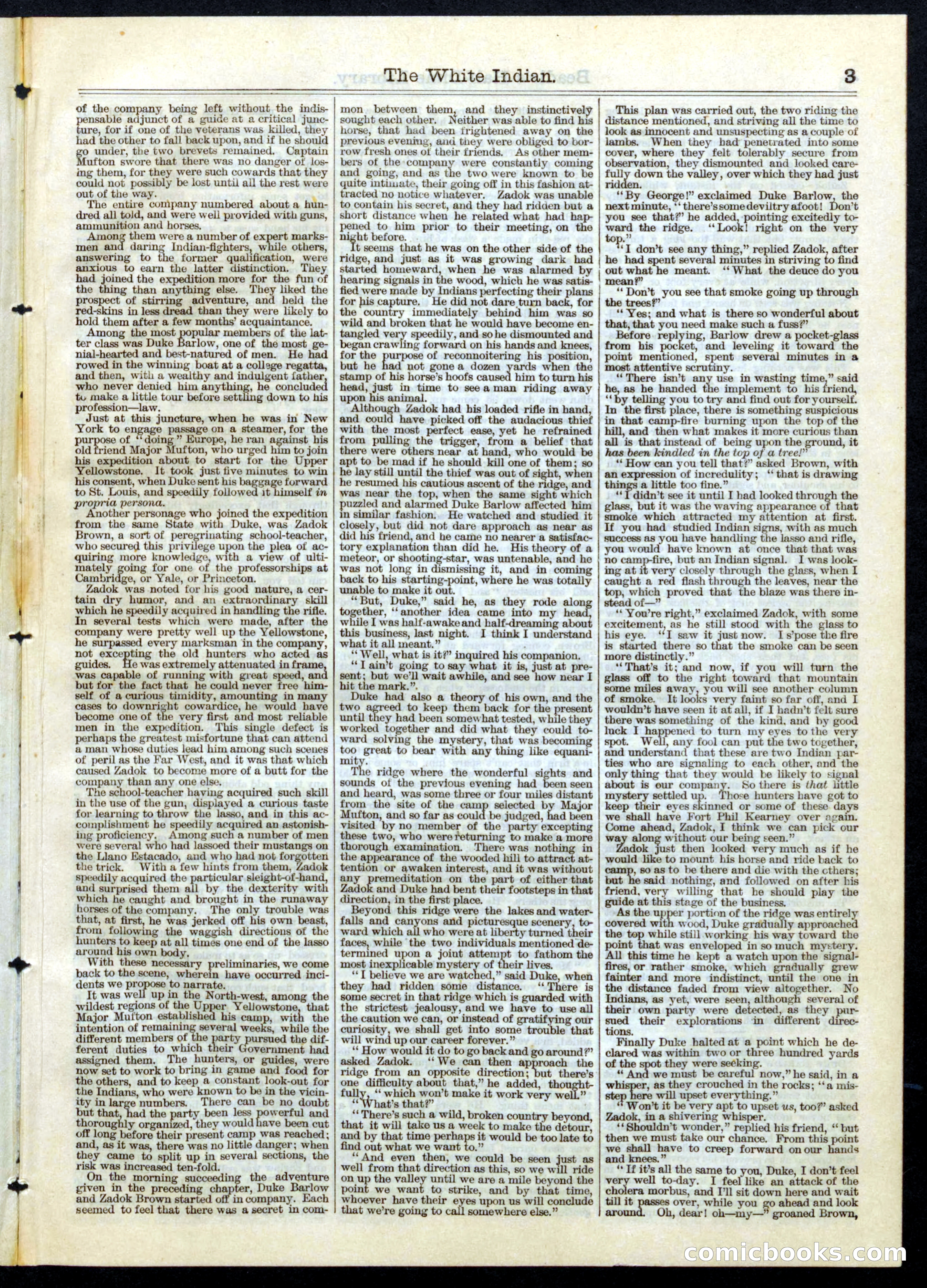 Beadle's Half Dime Library No. 60 — page 3 of 16