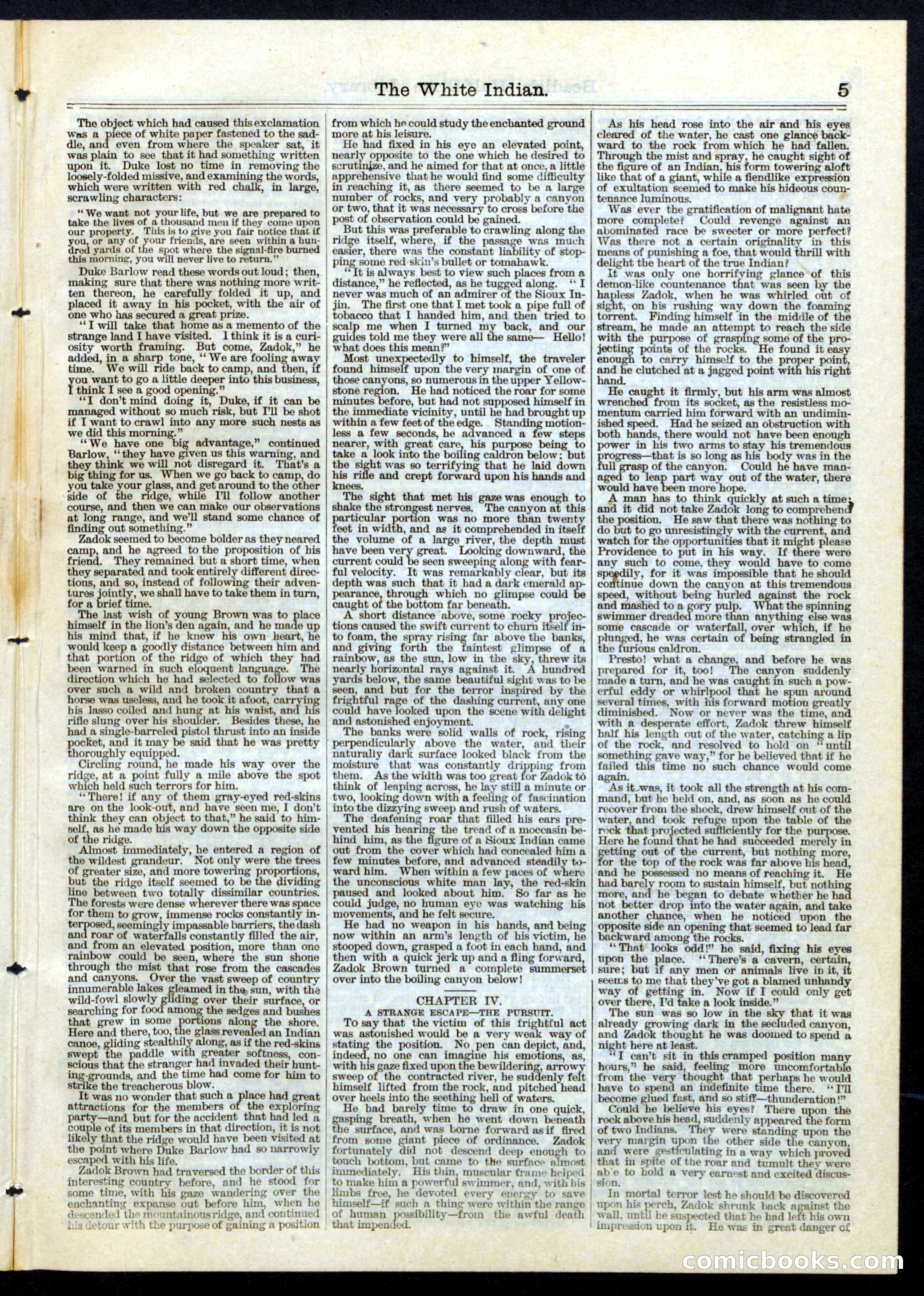 Beadle's Half Dime Library No. 60 — page 5 of 16
