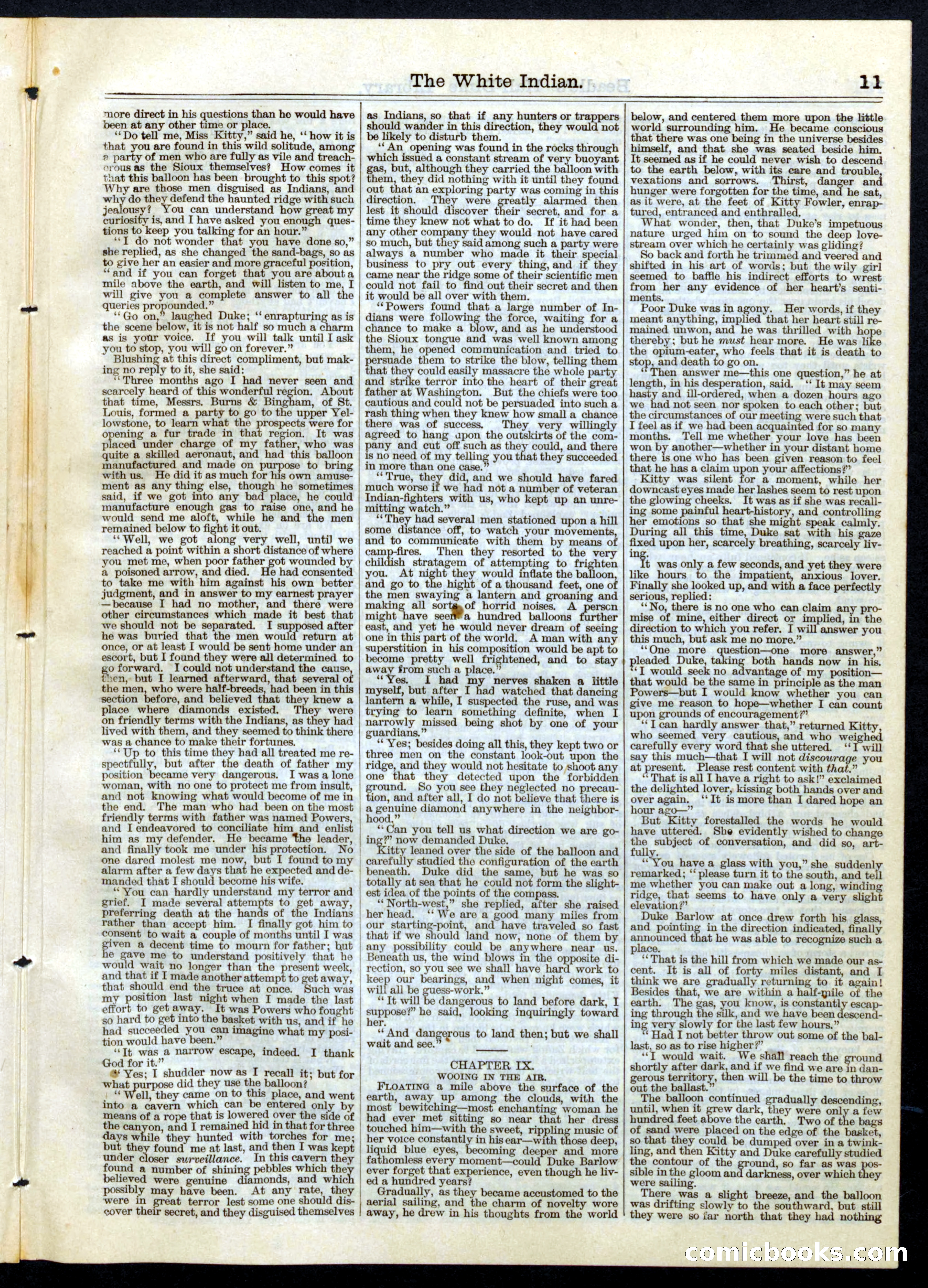 Beadle's Half Dime Library No. 60 — page 11 of 16