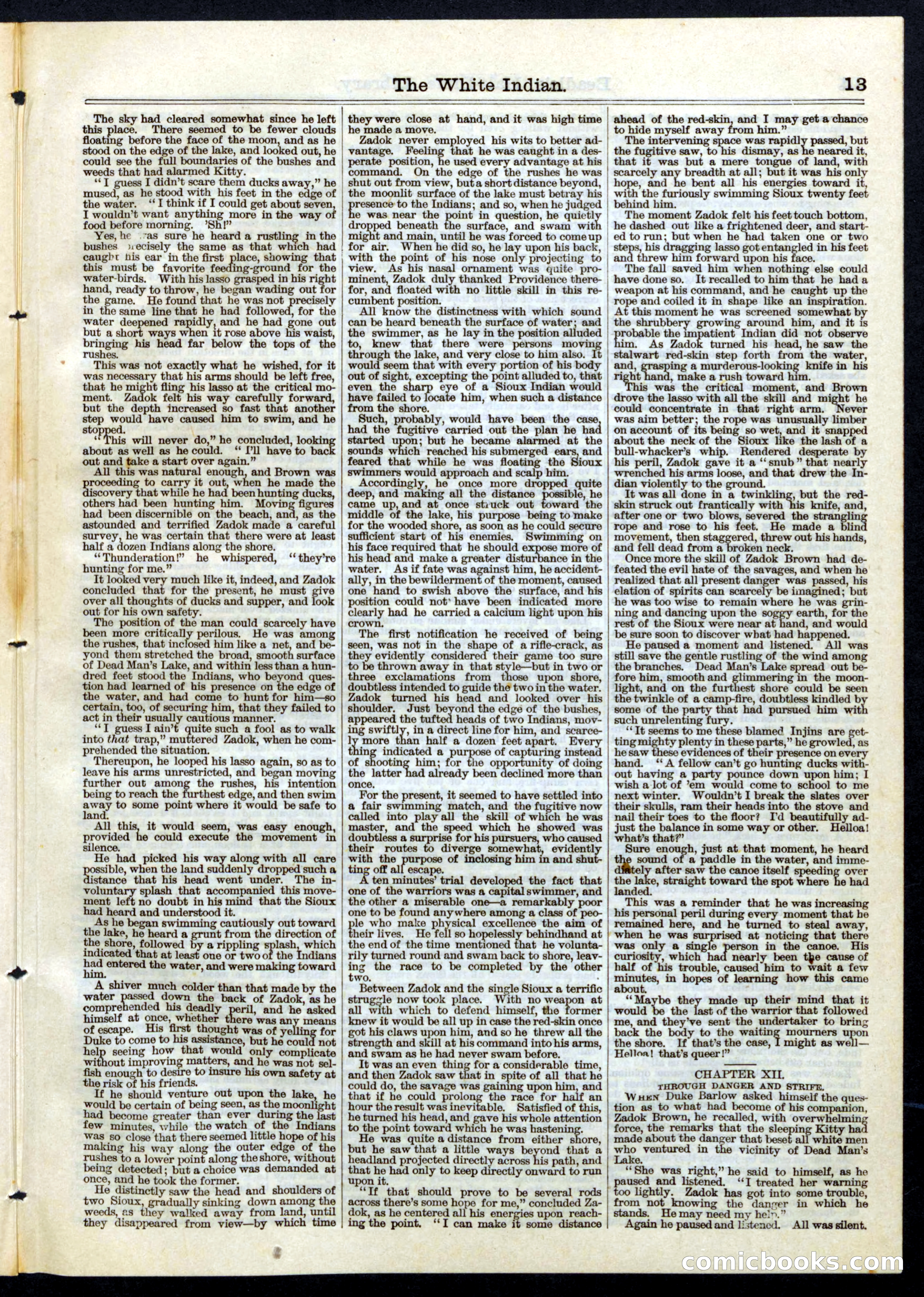 Beadle's Half Dime Library No. 60 — page 13 of 16