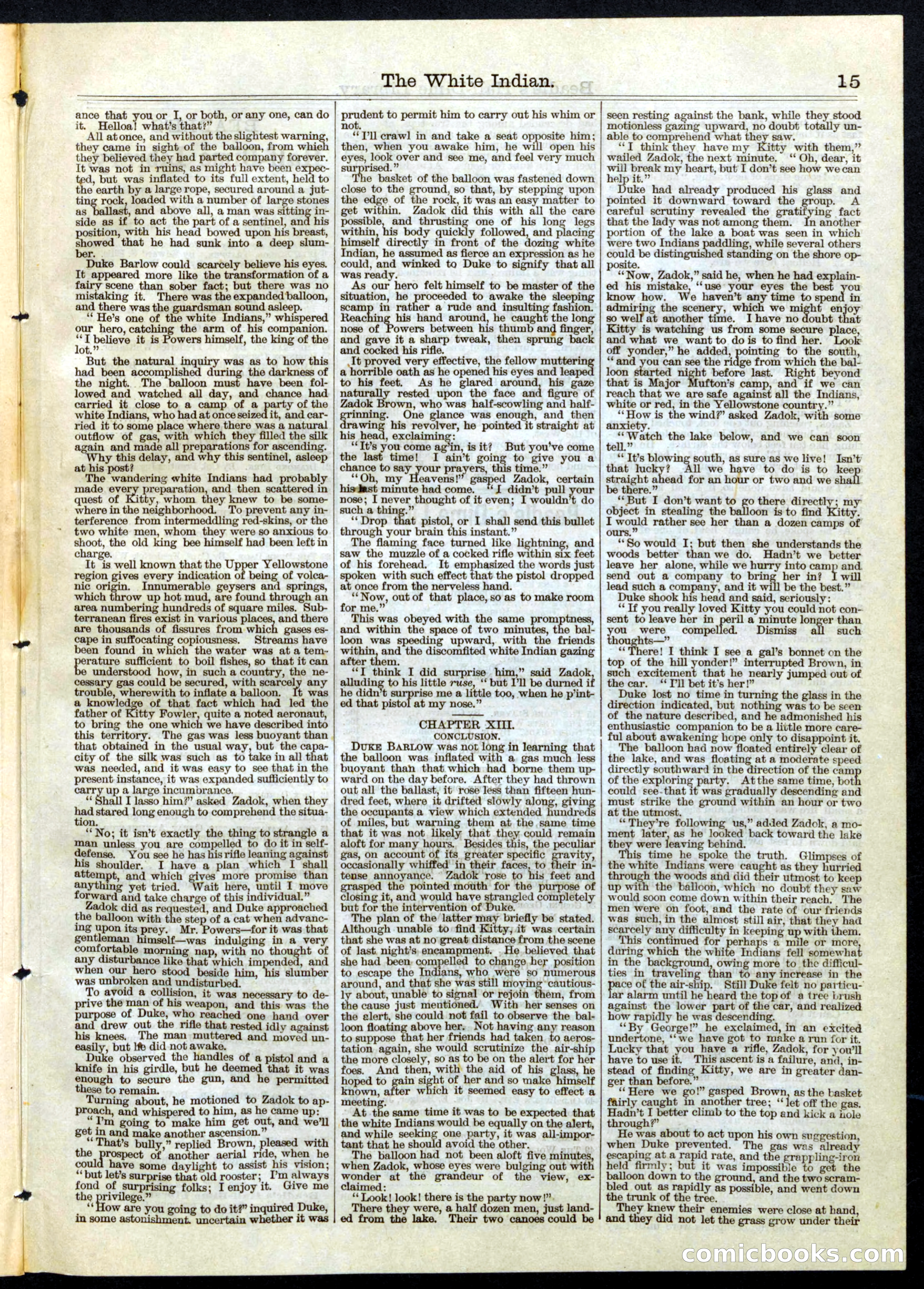 Beadle's Half Dime Library No. 60 — page 15 of 16