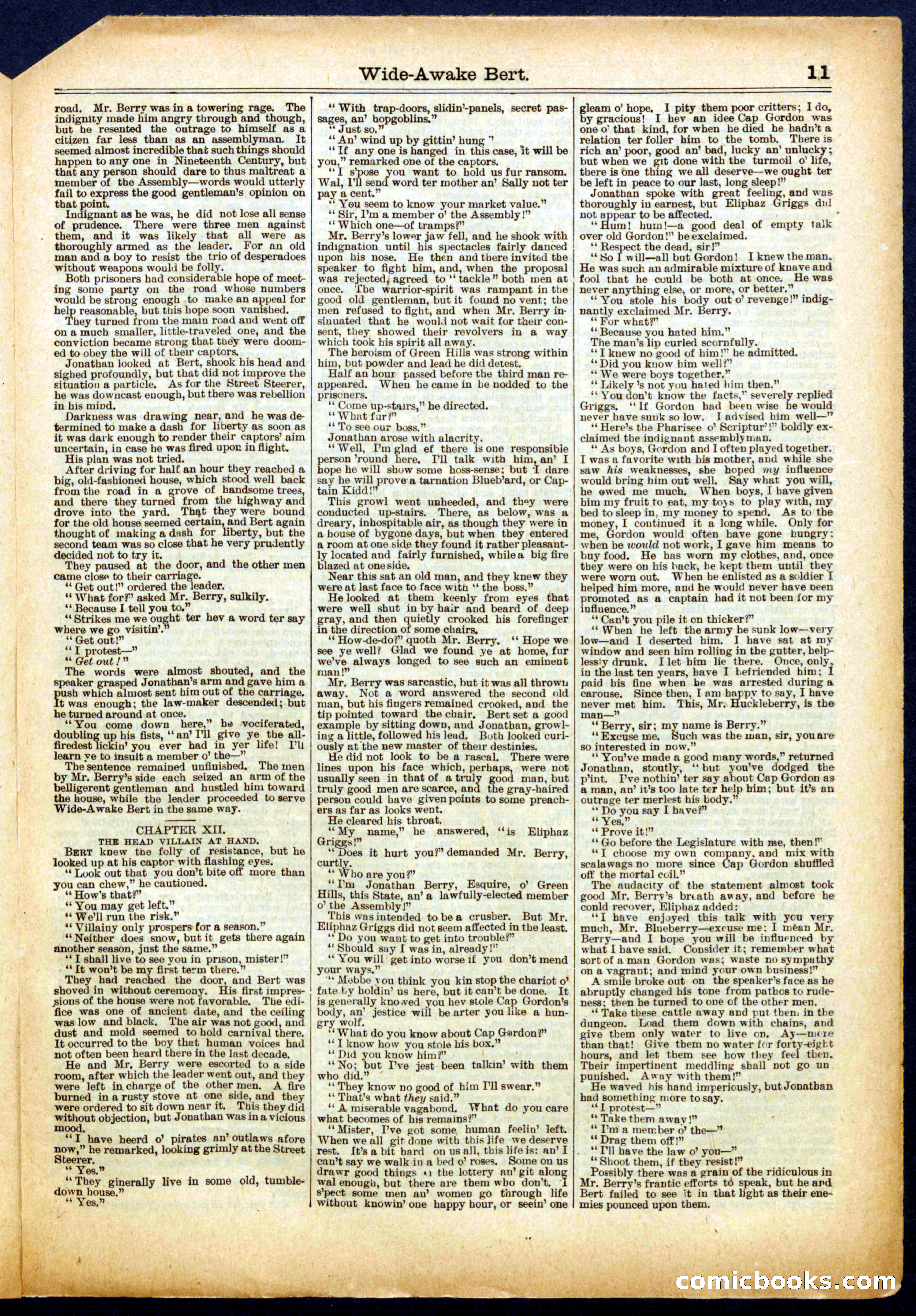 Beadle's Half Dime Library, No. 603 — page 11 of 16
