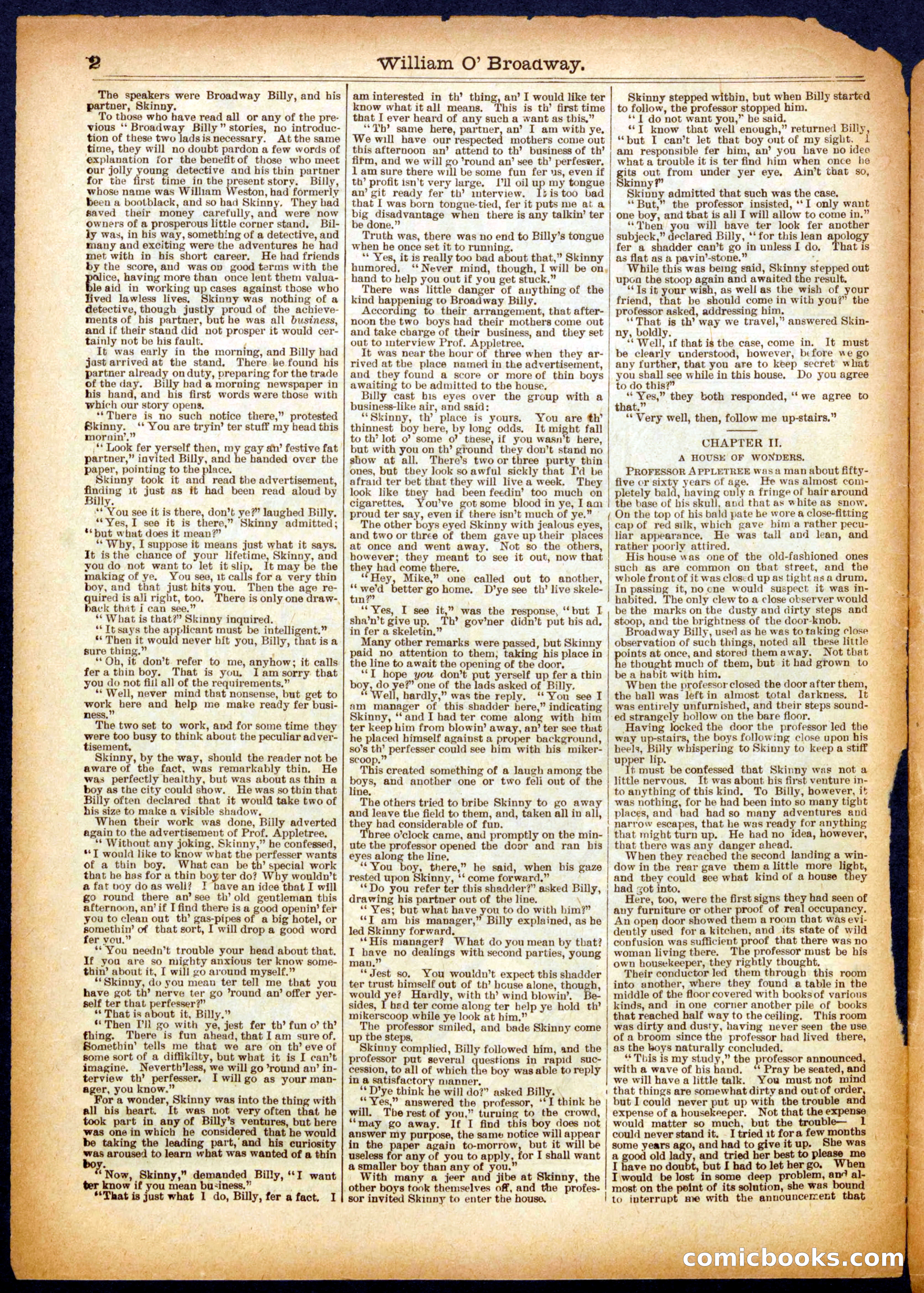 Beadle's Half Dime Library, No. 605 — page 2 of 16