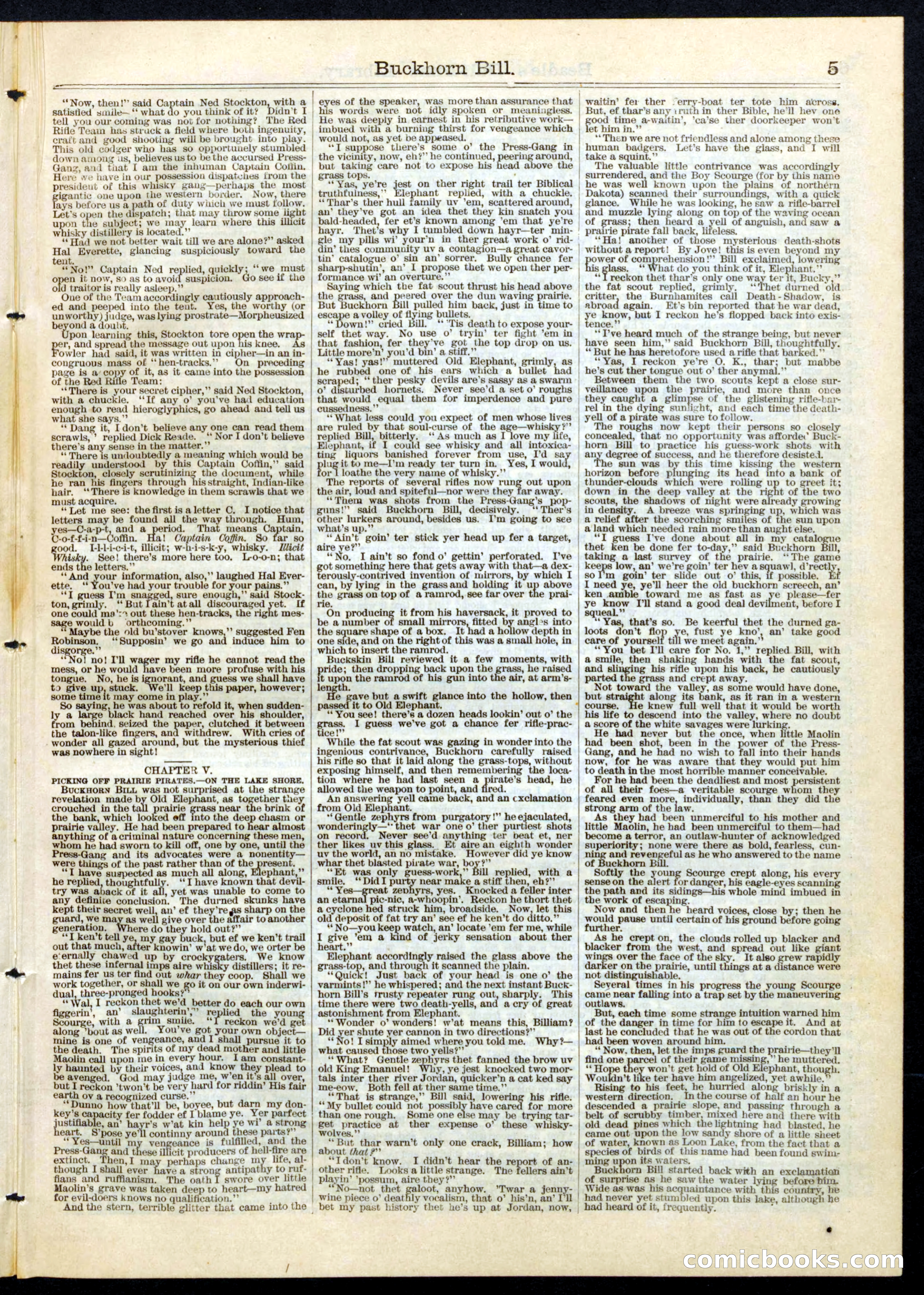 Beadle's Half Dime Library, No. 61 — page 5 of 16
