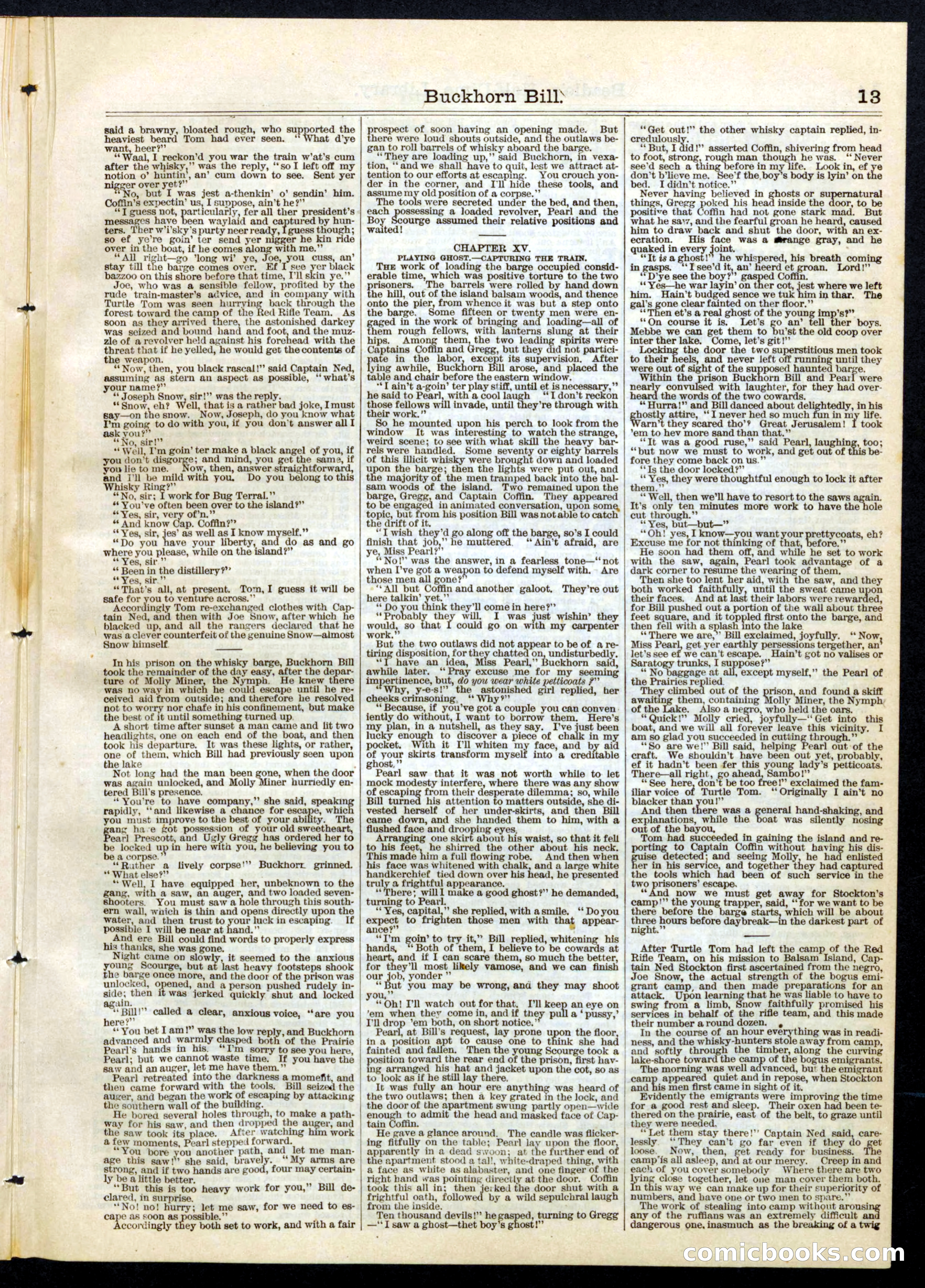 Beadle's Half Dime Library, No. 61 — page 13 of 16