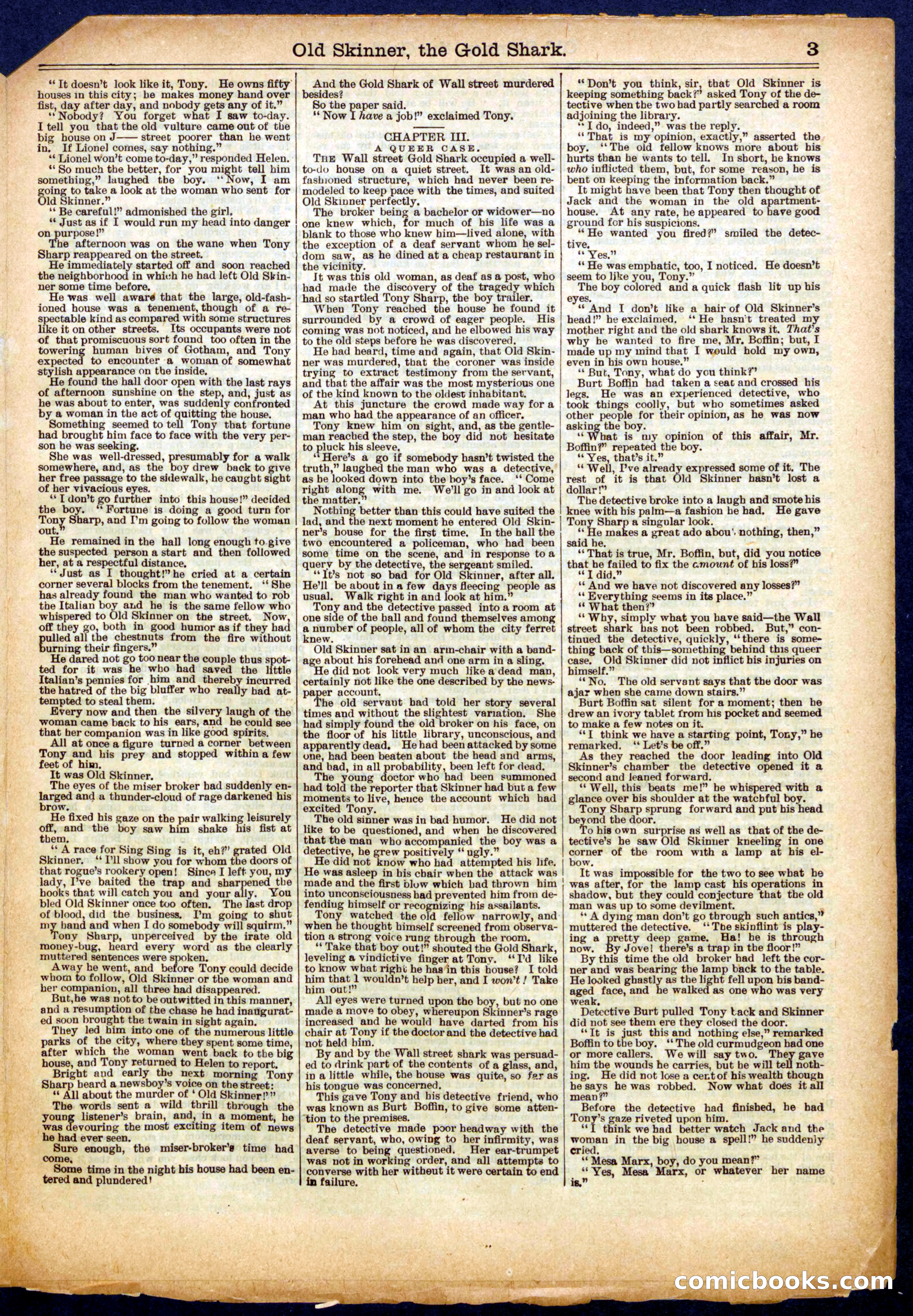 Beadle's Half Dime Library No. 610 — page 3 of 16