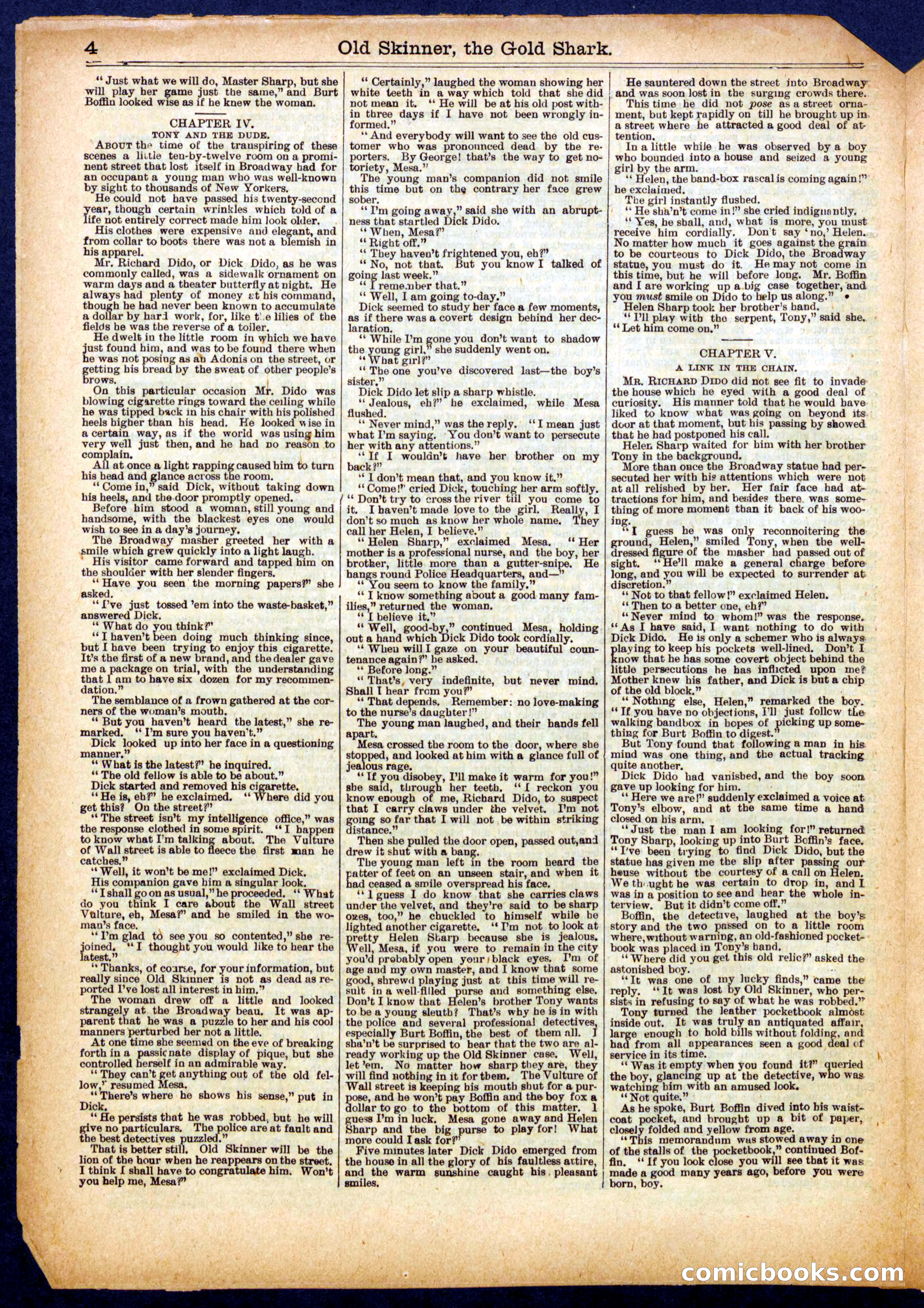 Beadle's Half Dime Library No. 610 — page 4 of 16