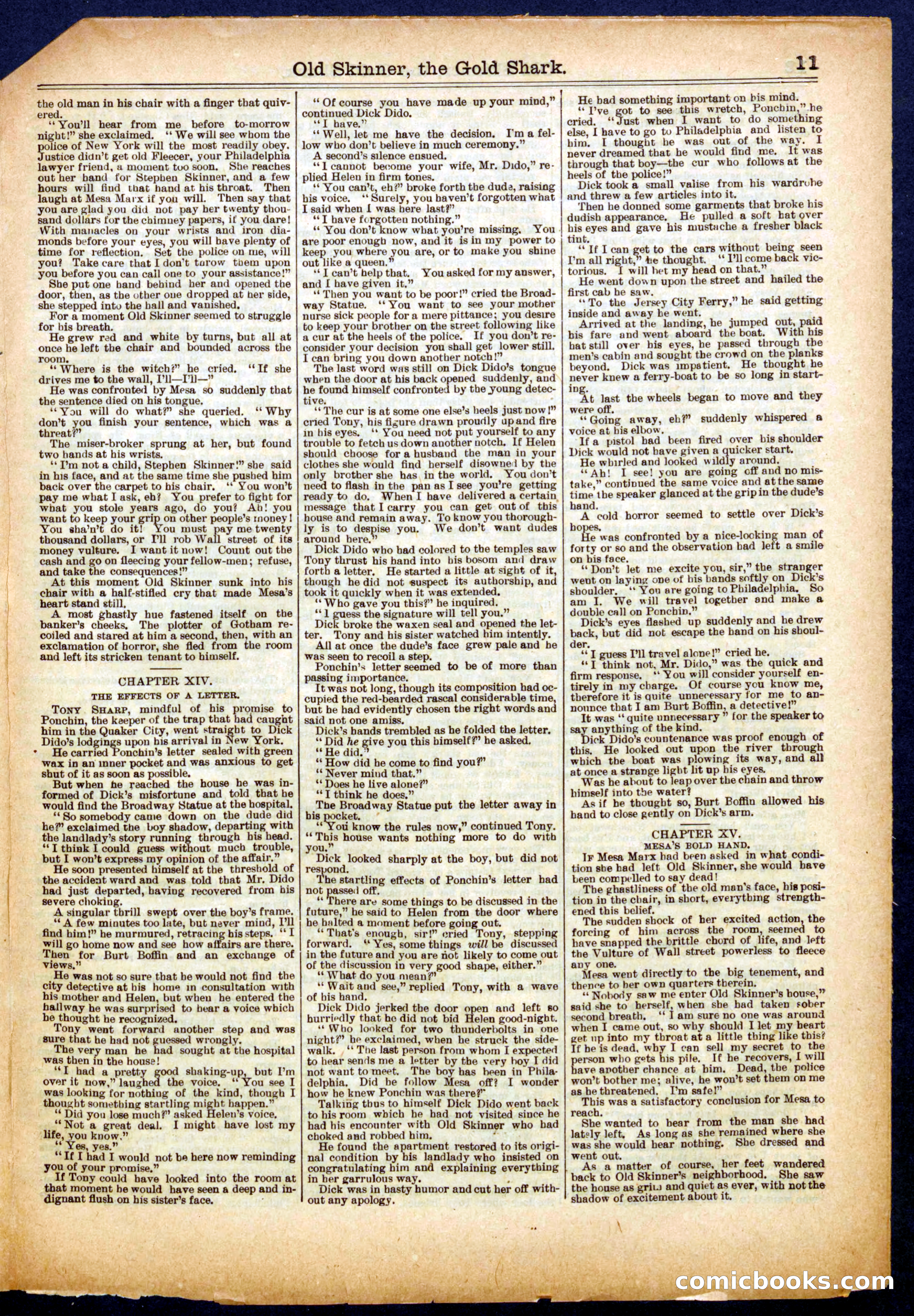 Beadle's Half Dime Library No. 610 — page 11 of 16