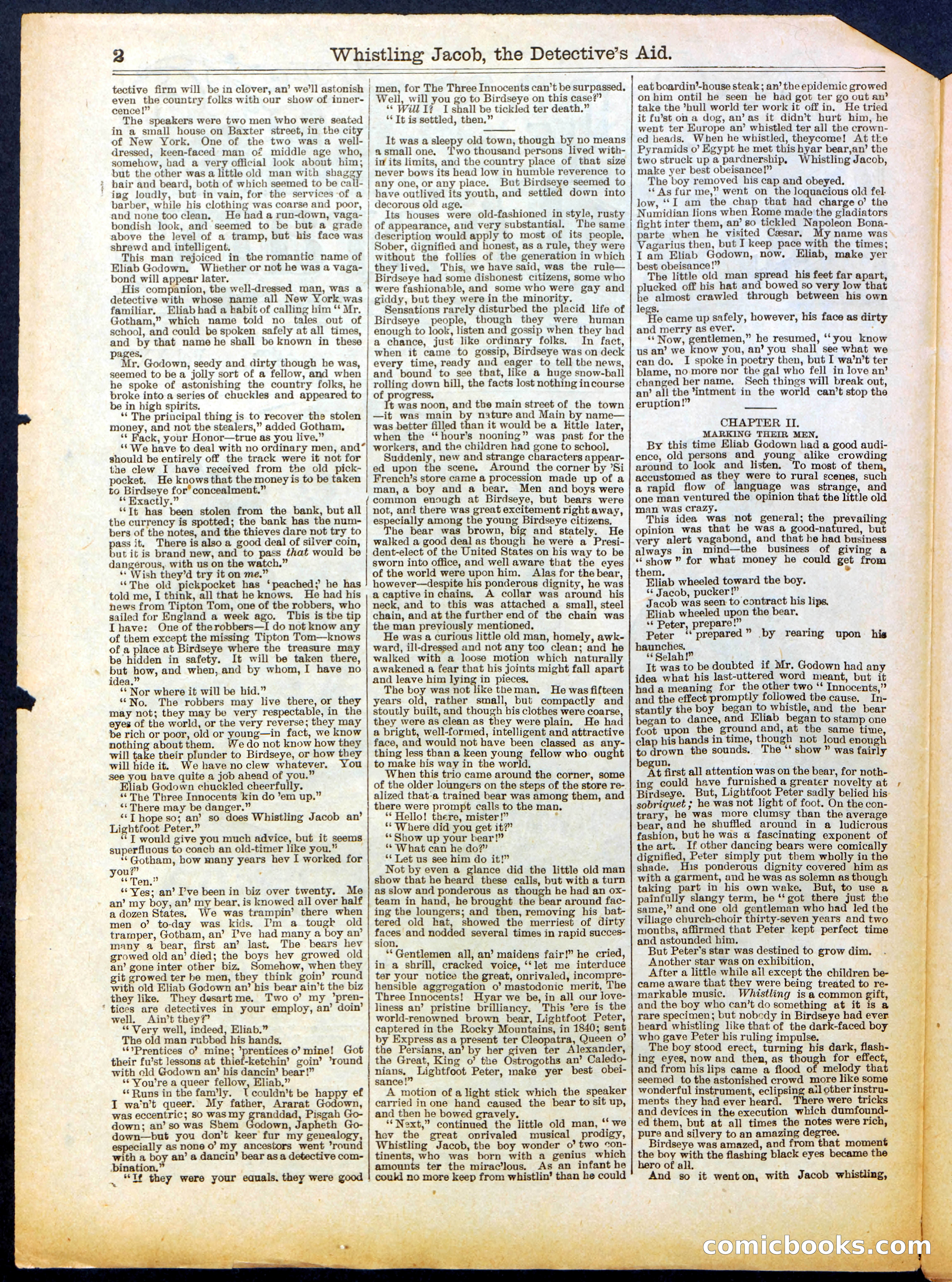 Beadle's Half Dime Library No. 614 — page 2 of 16
