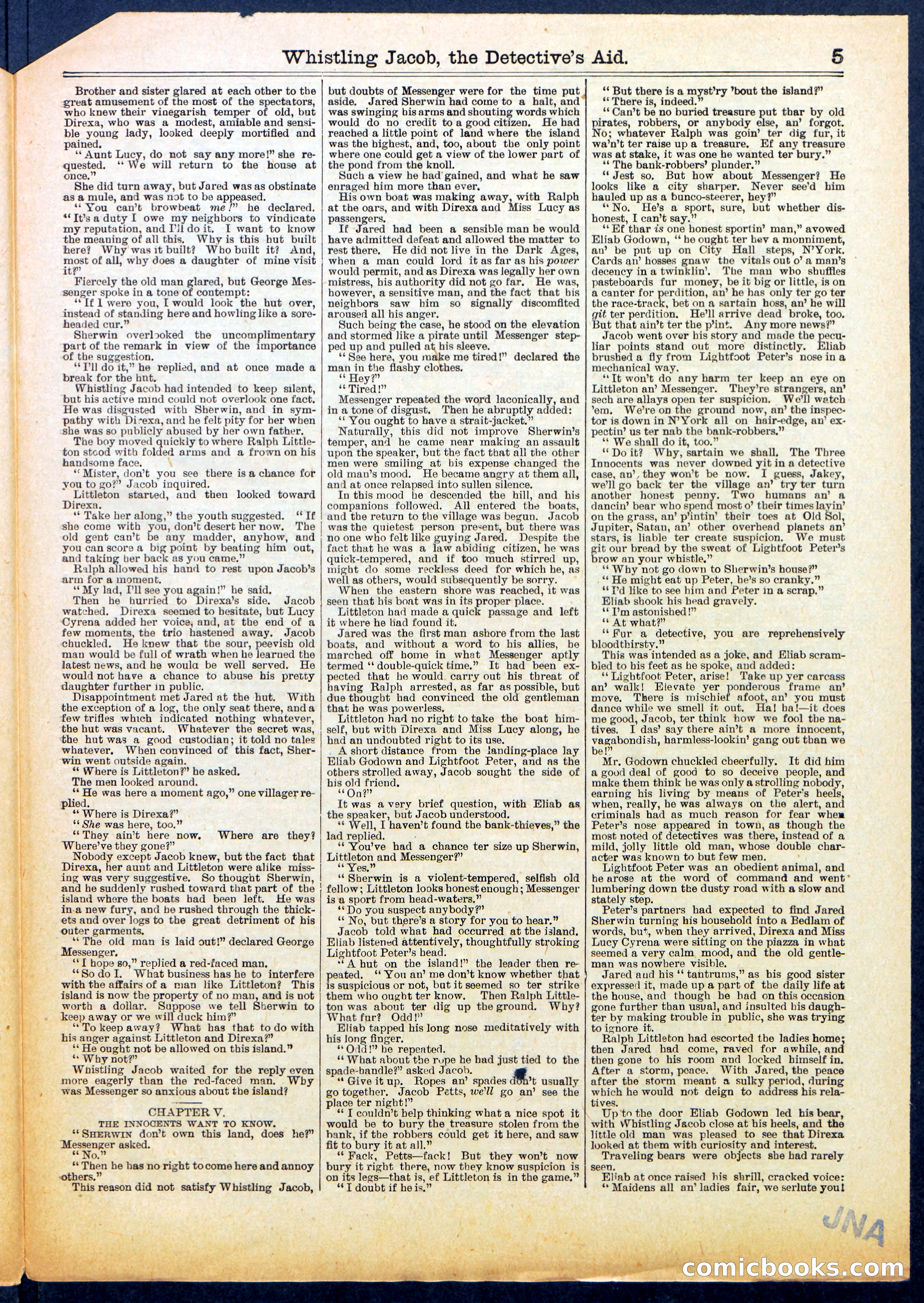 Beadle's Half Dime Library No. 614 — page 5 of 16