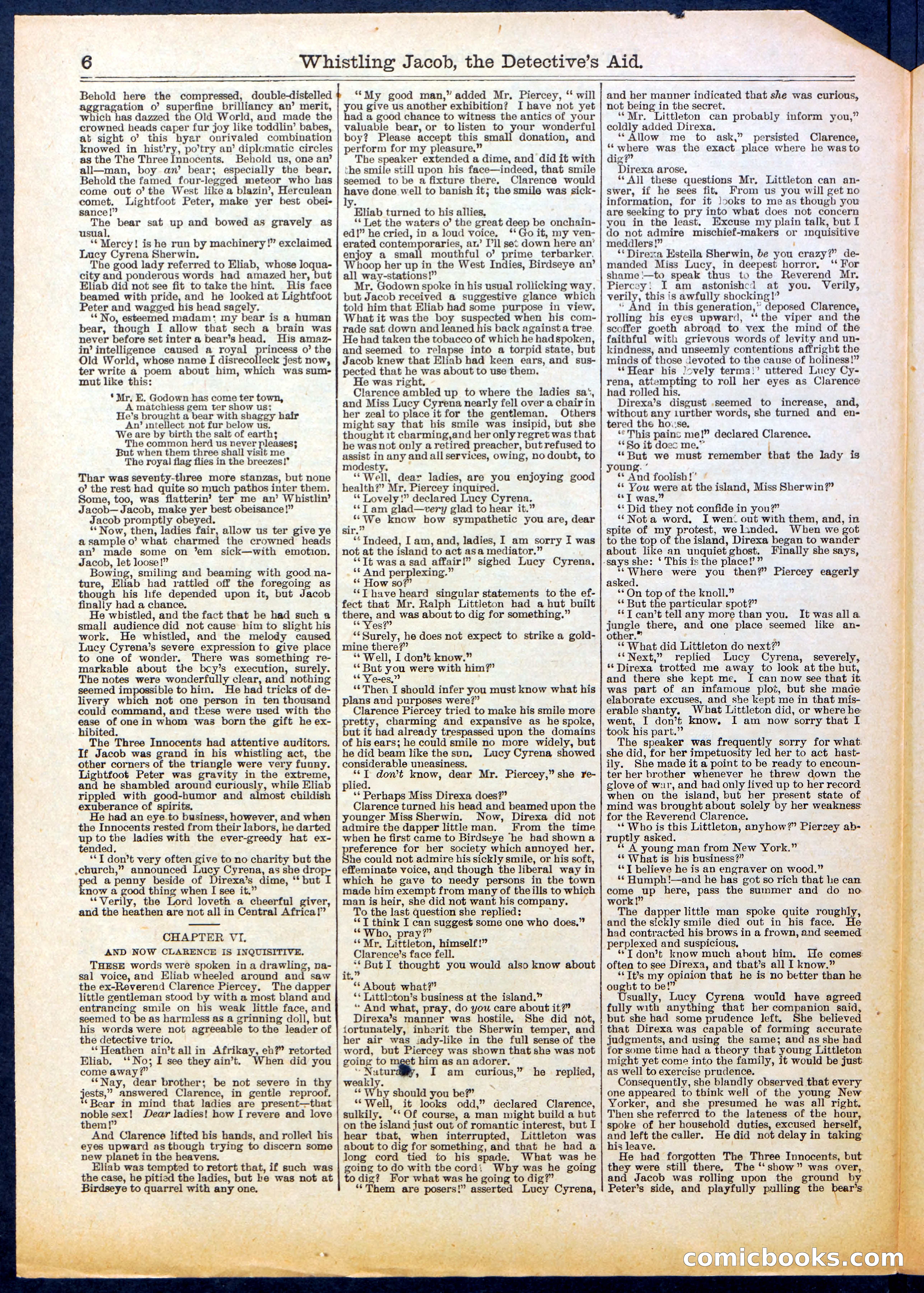 Beadle's Half Dime Library No. 614 — page 6 of 16