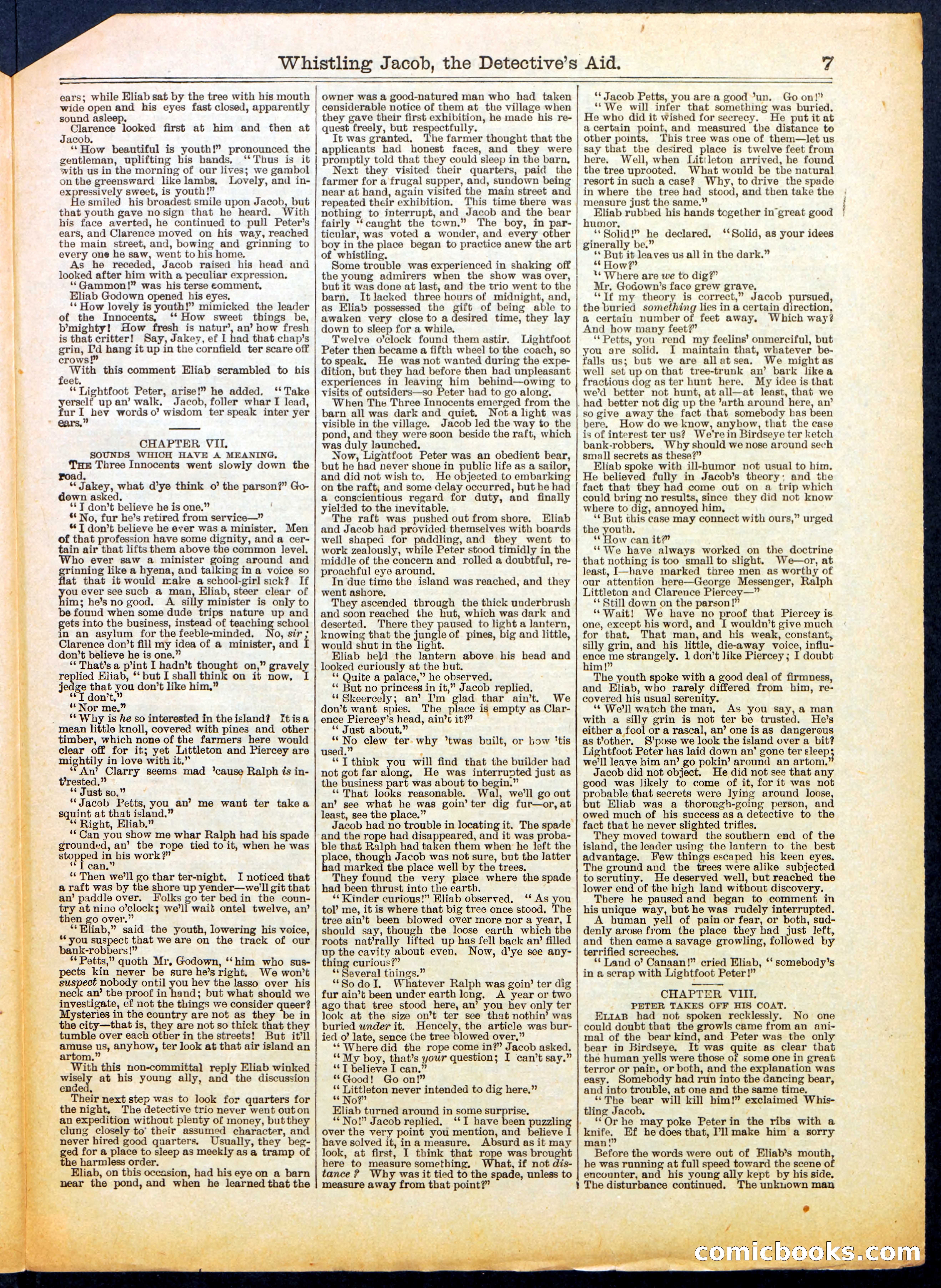 Beadle's Half Dime Library No. 614 — page 7 of 16