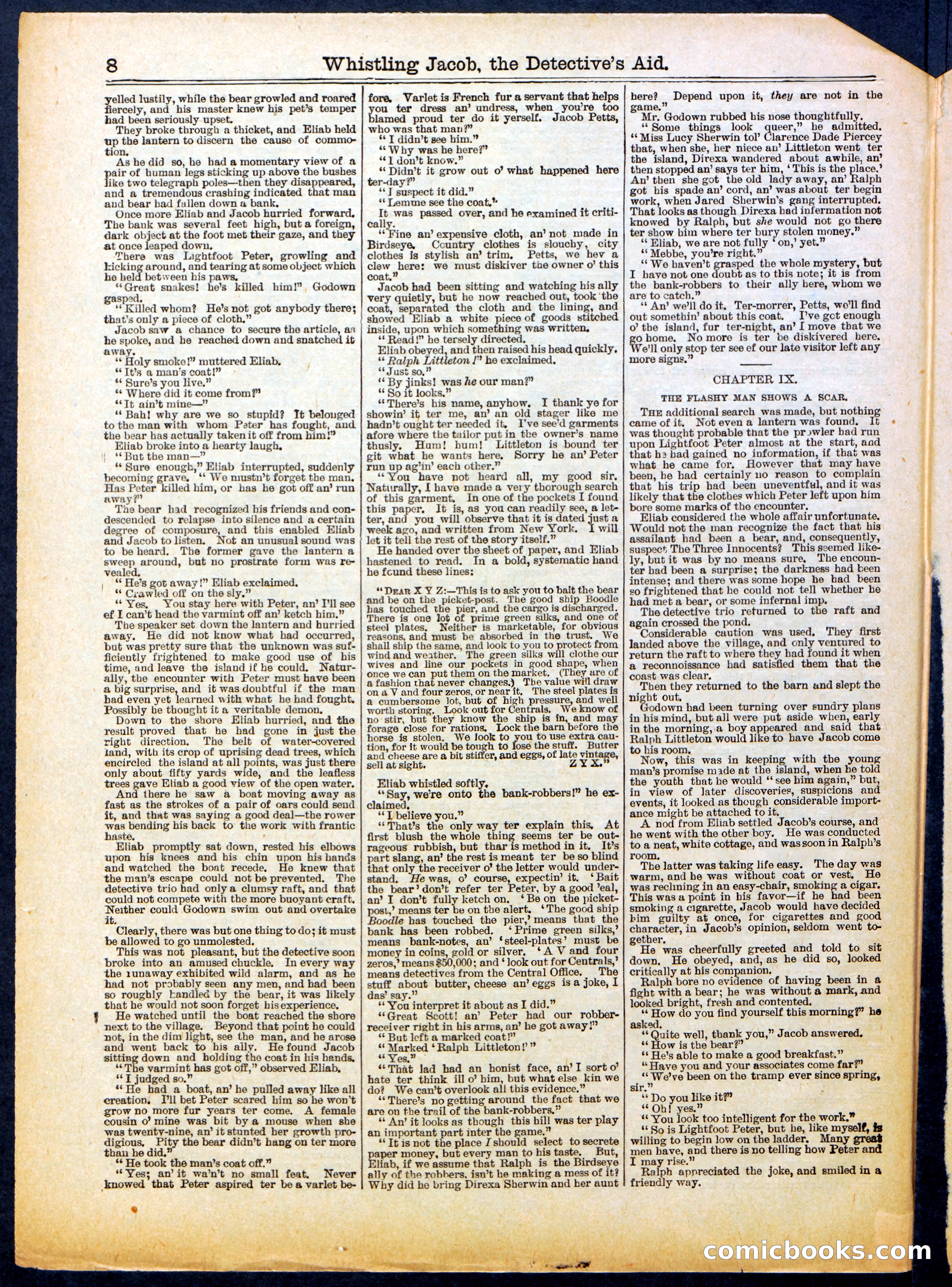 Beadle's Half Dime Library No. 614 — page 8 of 16