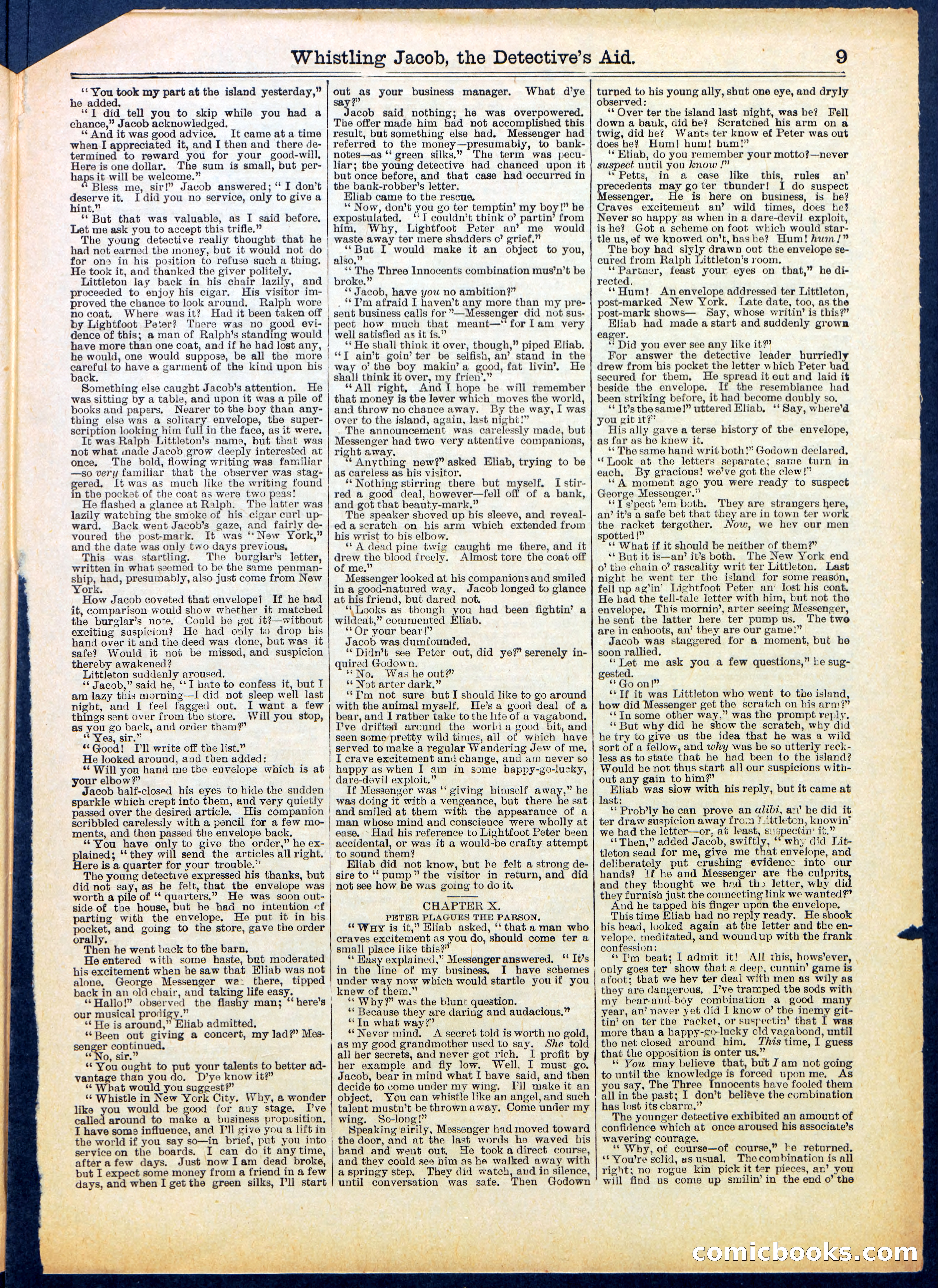 Beadle's Half Dime Library No. 614 — page 9 of 16