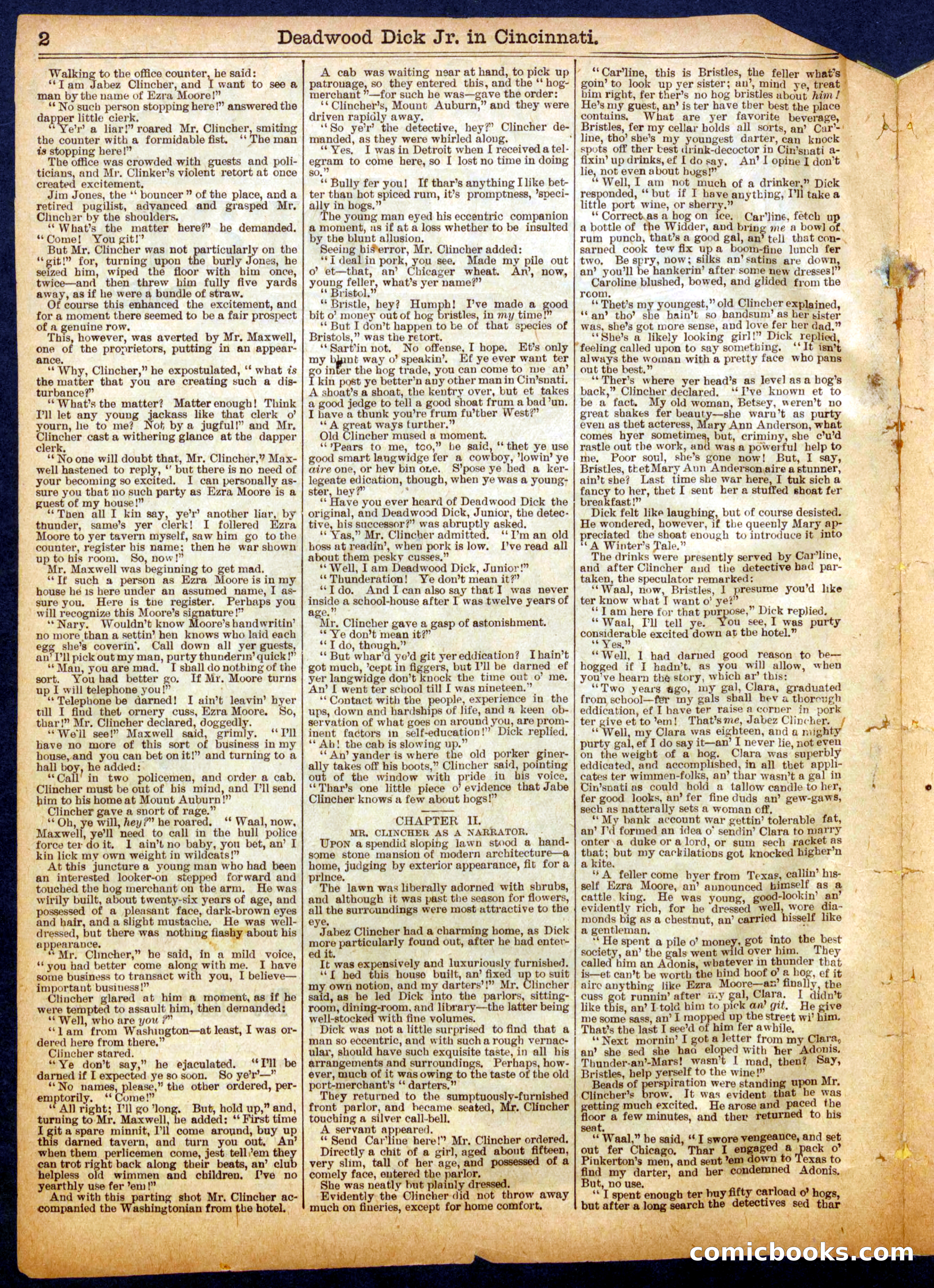Beadle's Half Dime Library No. 618 — page 2 of 16