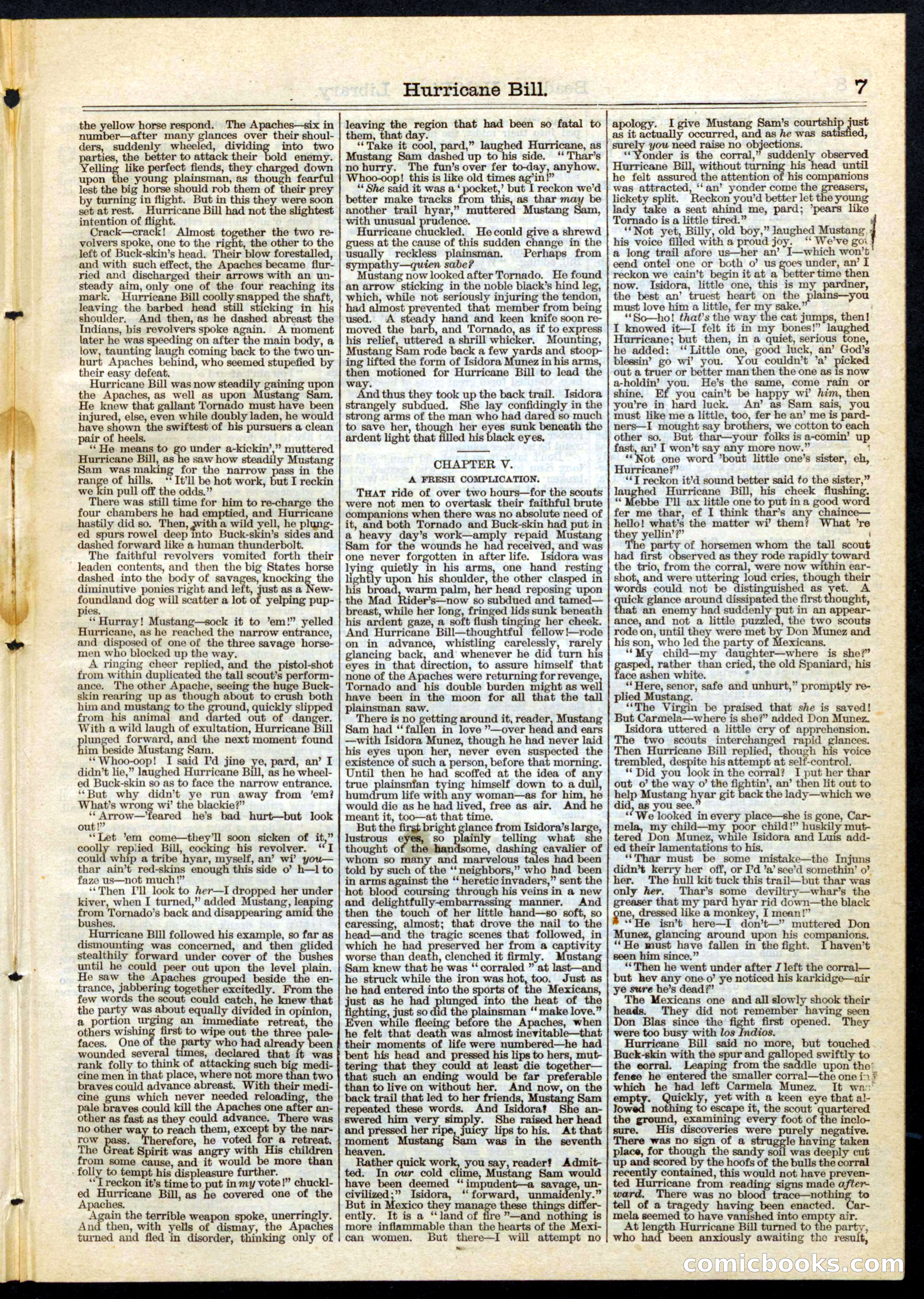 Beadle's Half Dime Library, No. 65 — page 7 of 16