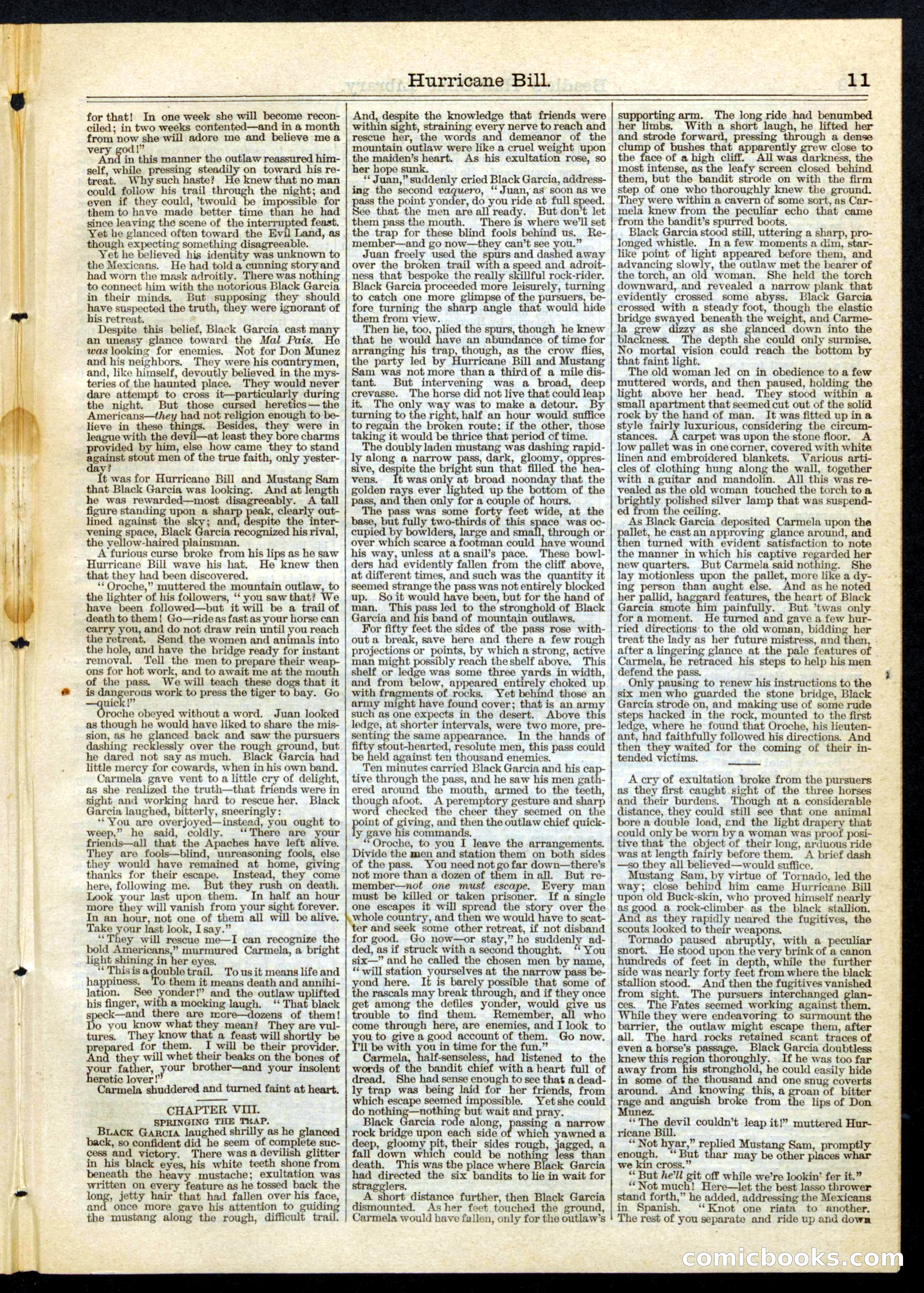Beadle's Half Dime Library, No. 65 — page 11 of 16