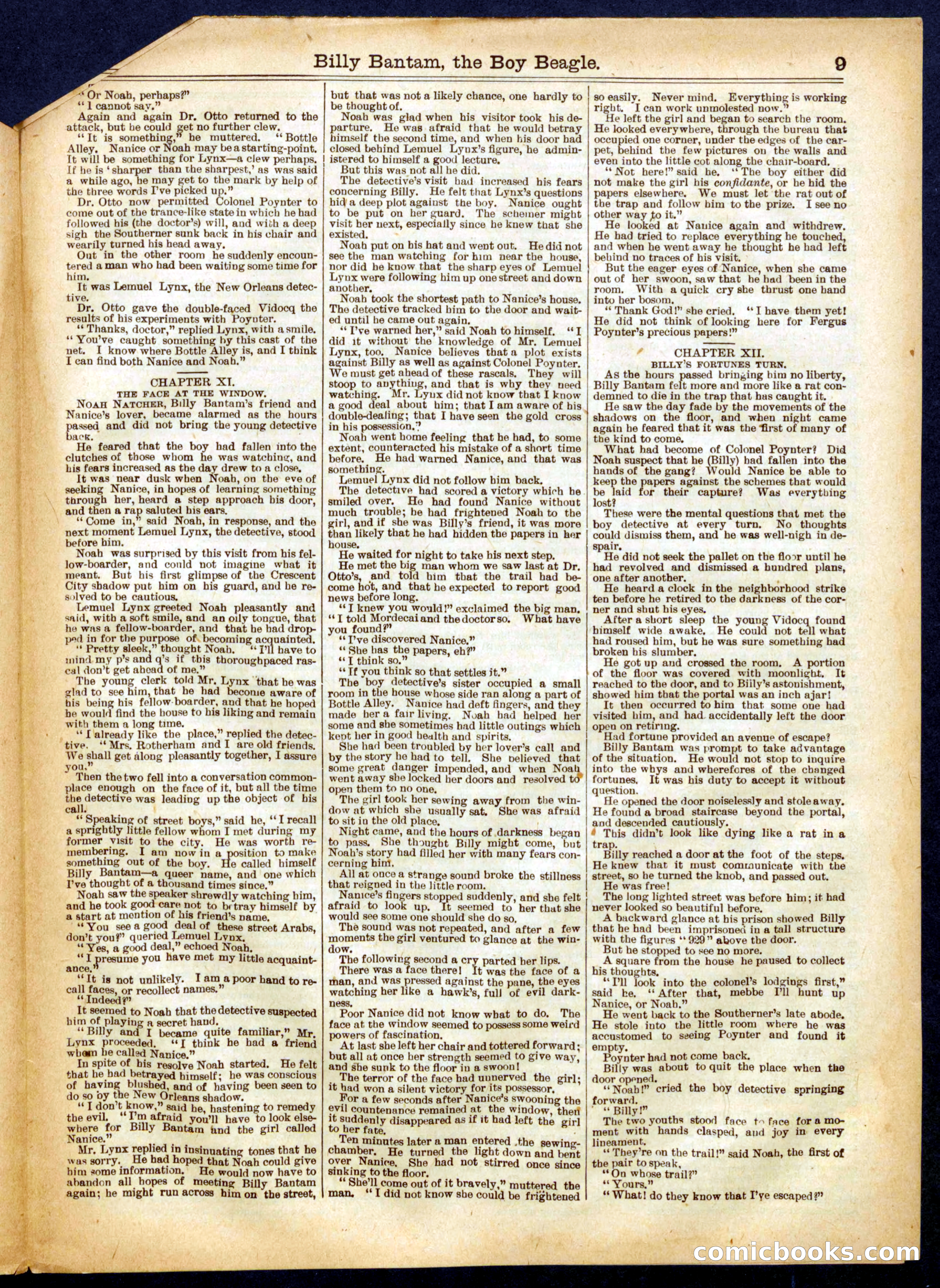 Beadle's Half Dime Library, No. 653 — page 9 of 16