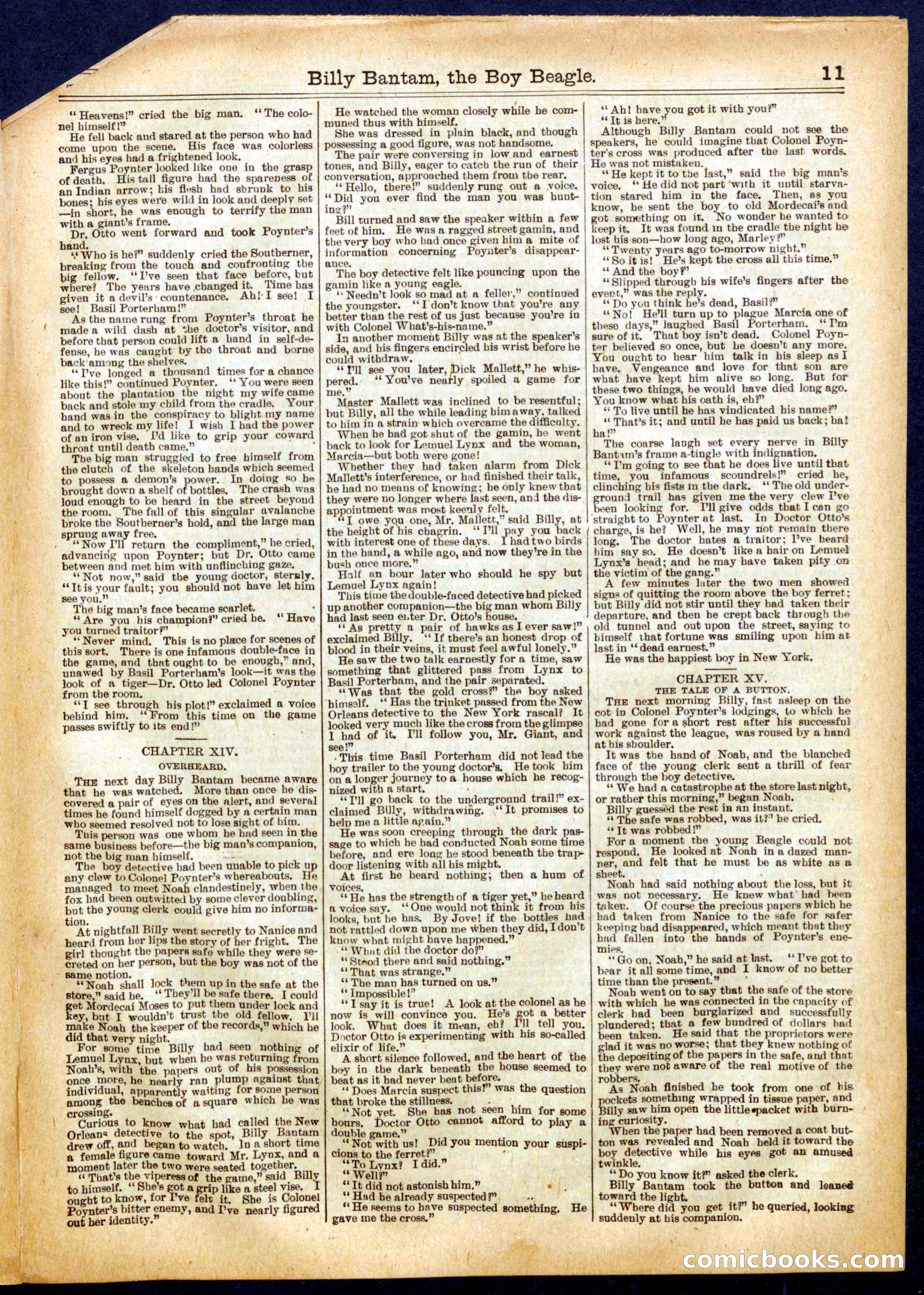 Beadle's Half Dime Library, No. 653 — page 11 of 16