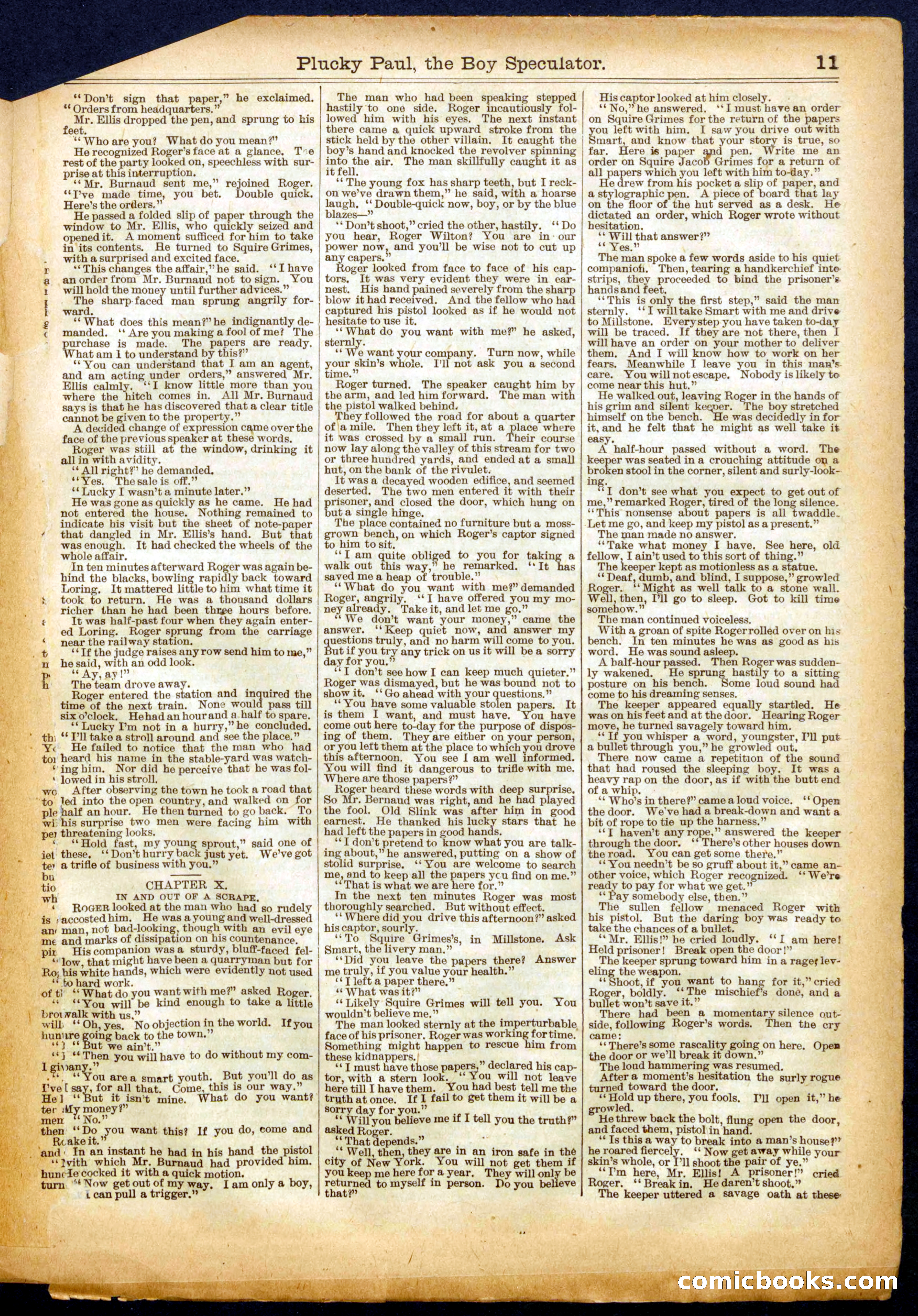 Beadle's Half Dime Library, No. 655 — page 11 of 16