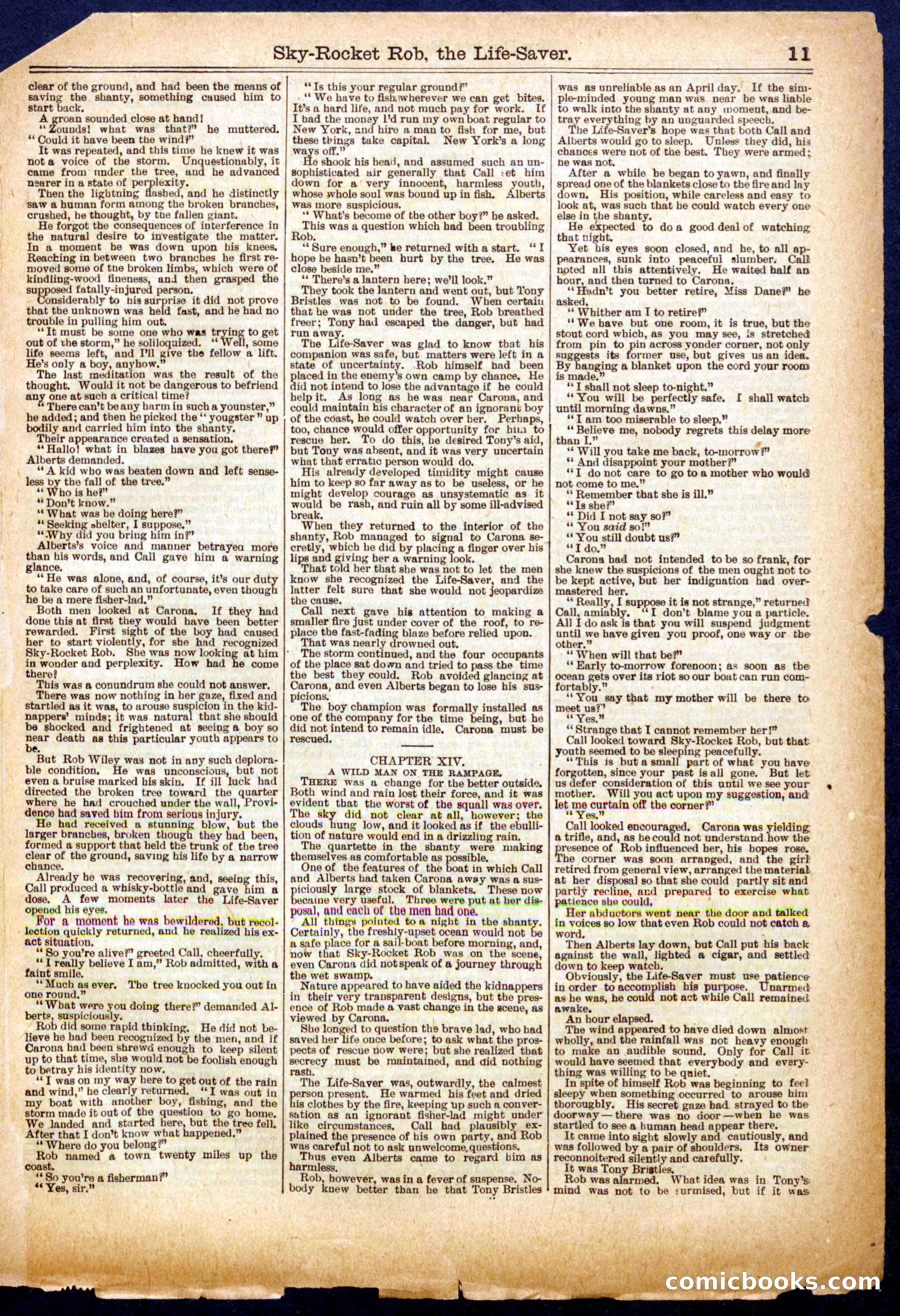 Beadle's Half Dime Library No. 658 — page 11 of 16
