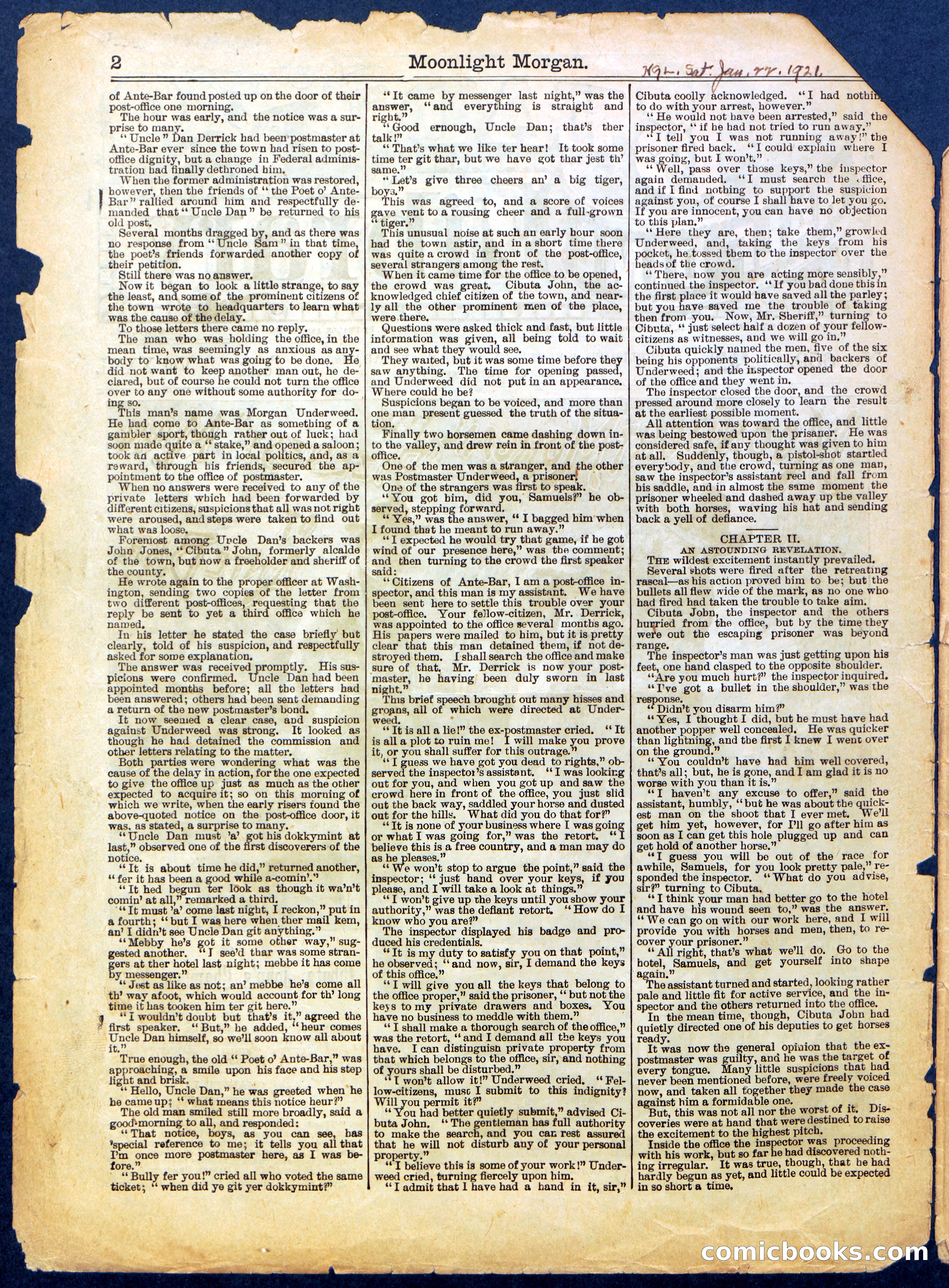 Beadle's Half Dime Library No. 659 — page 2 of 16