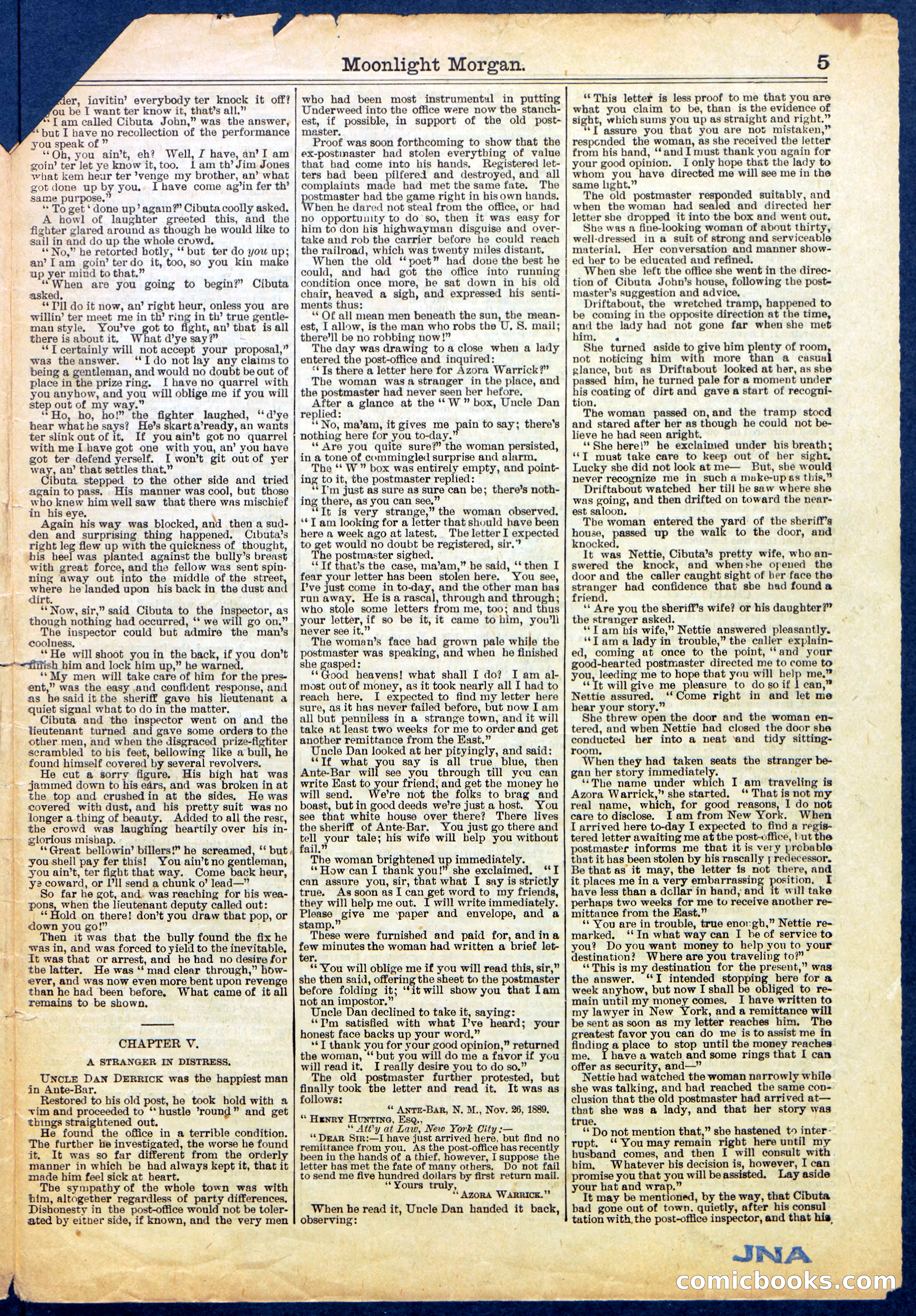 Beadle's Half Dime Library No. 659 — page 5 of 16