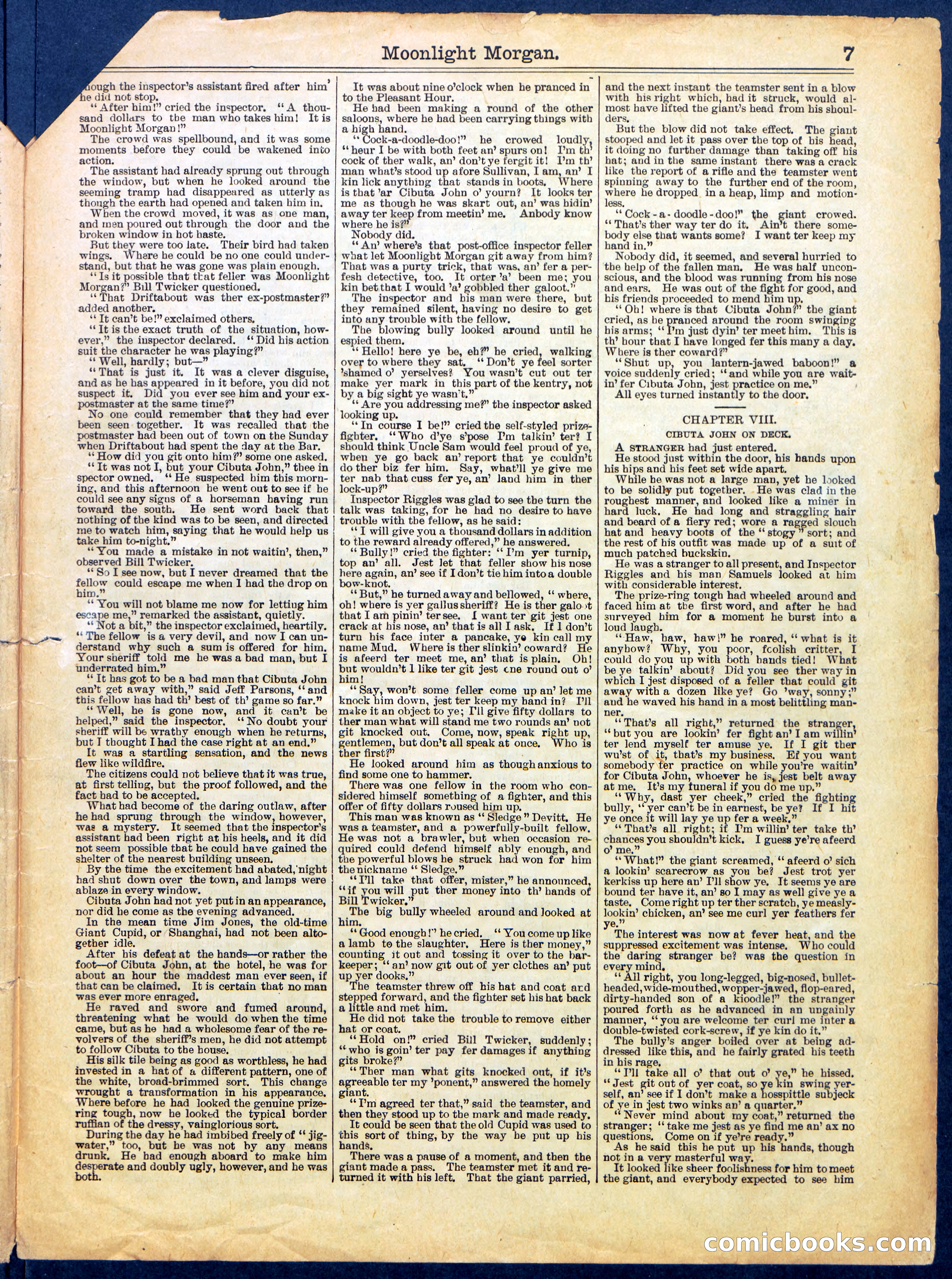 Beadle's Half Dime Library No. 659 — page 7 of 16