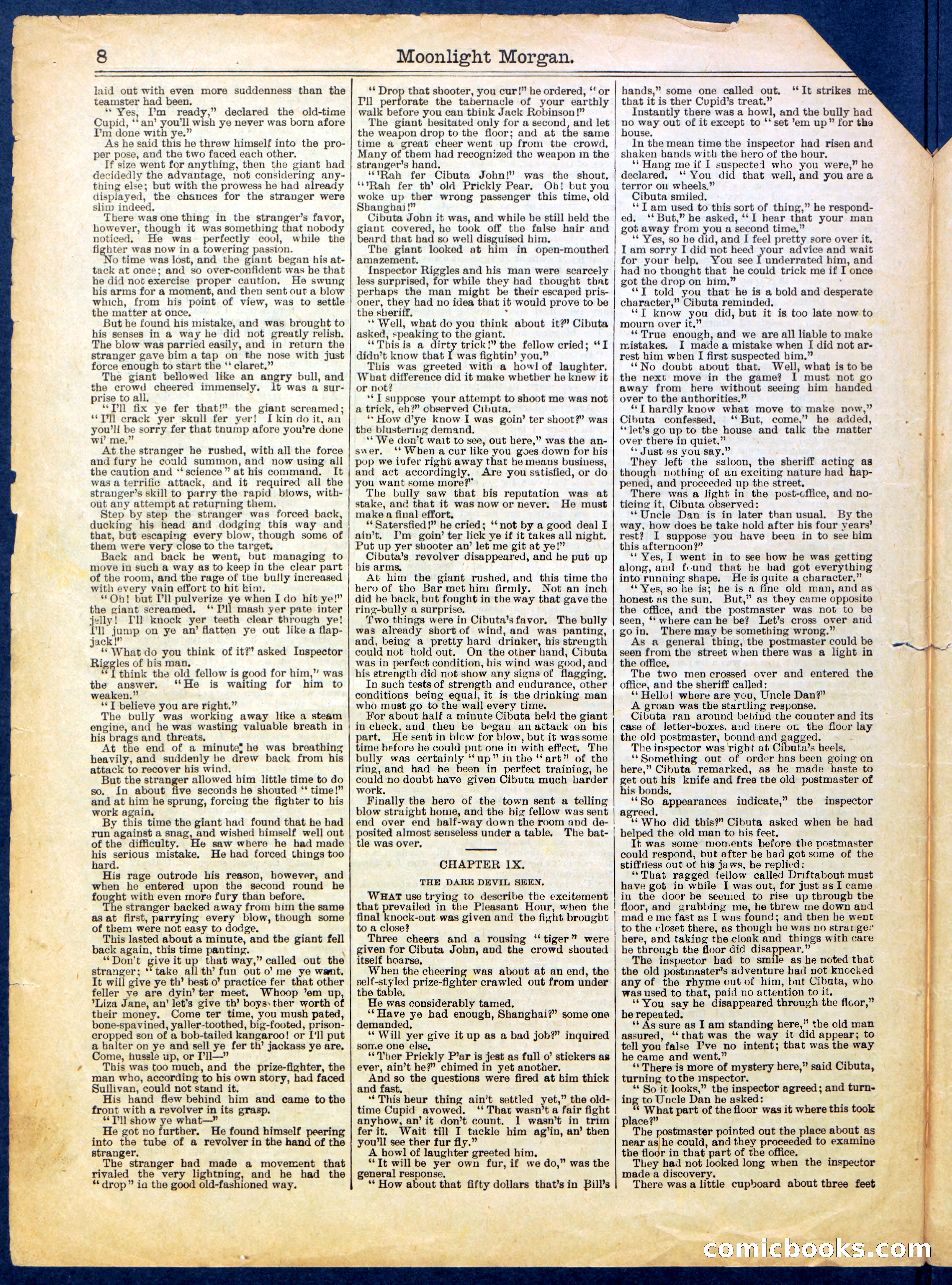 Beadle's Half Dime Library No. 659 — page 8 of 16