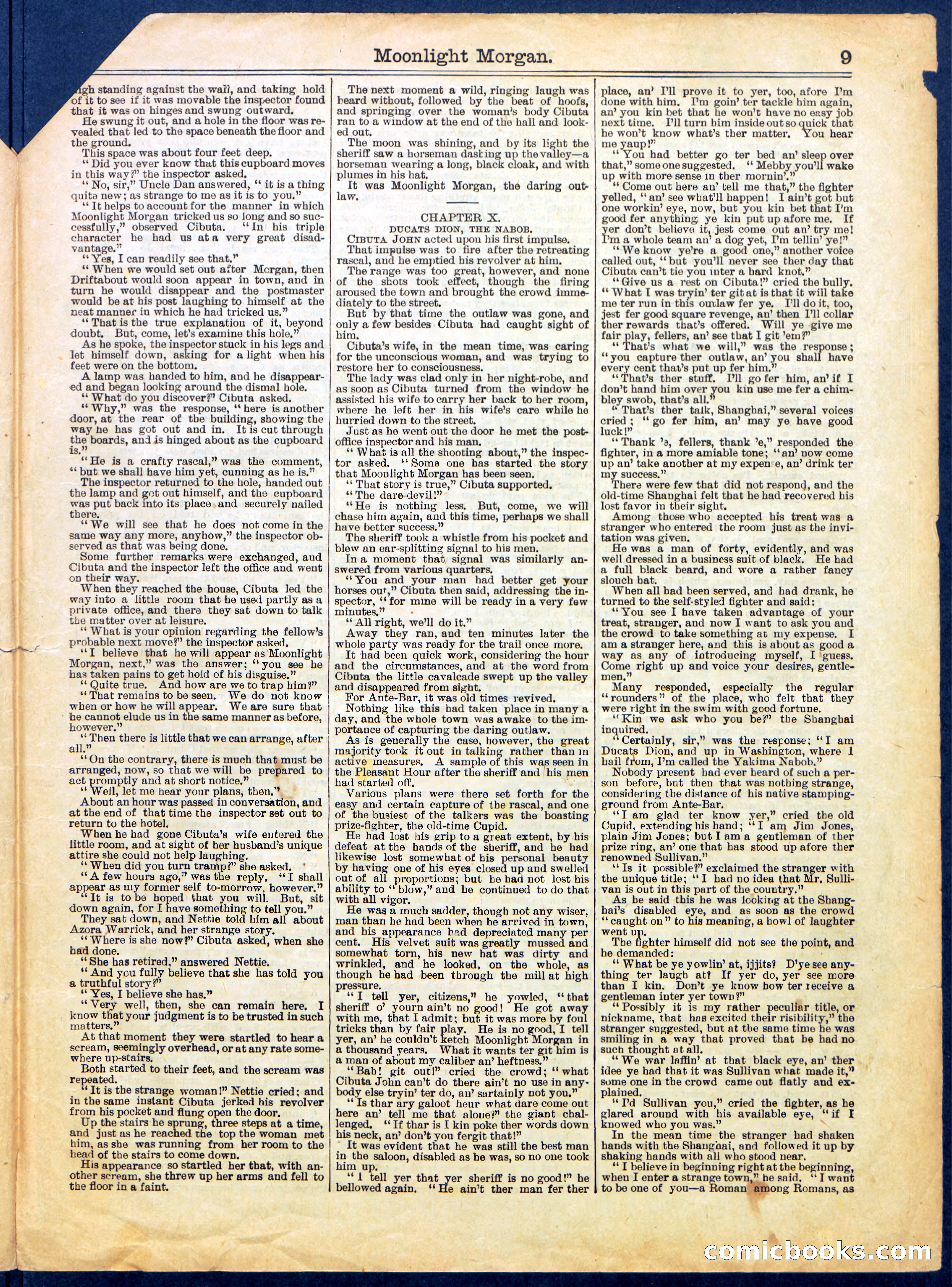Beadle's Half Dime Library No. 659 — page 9 of 16