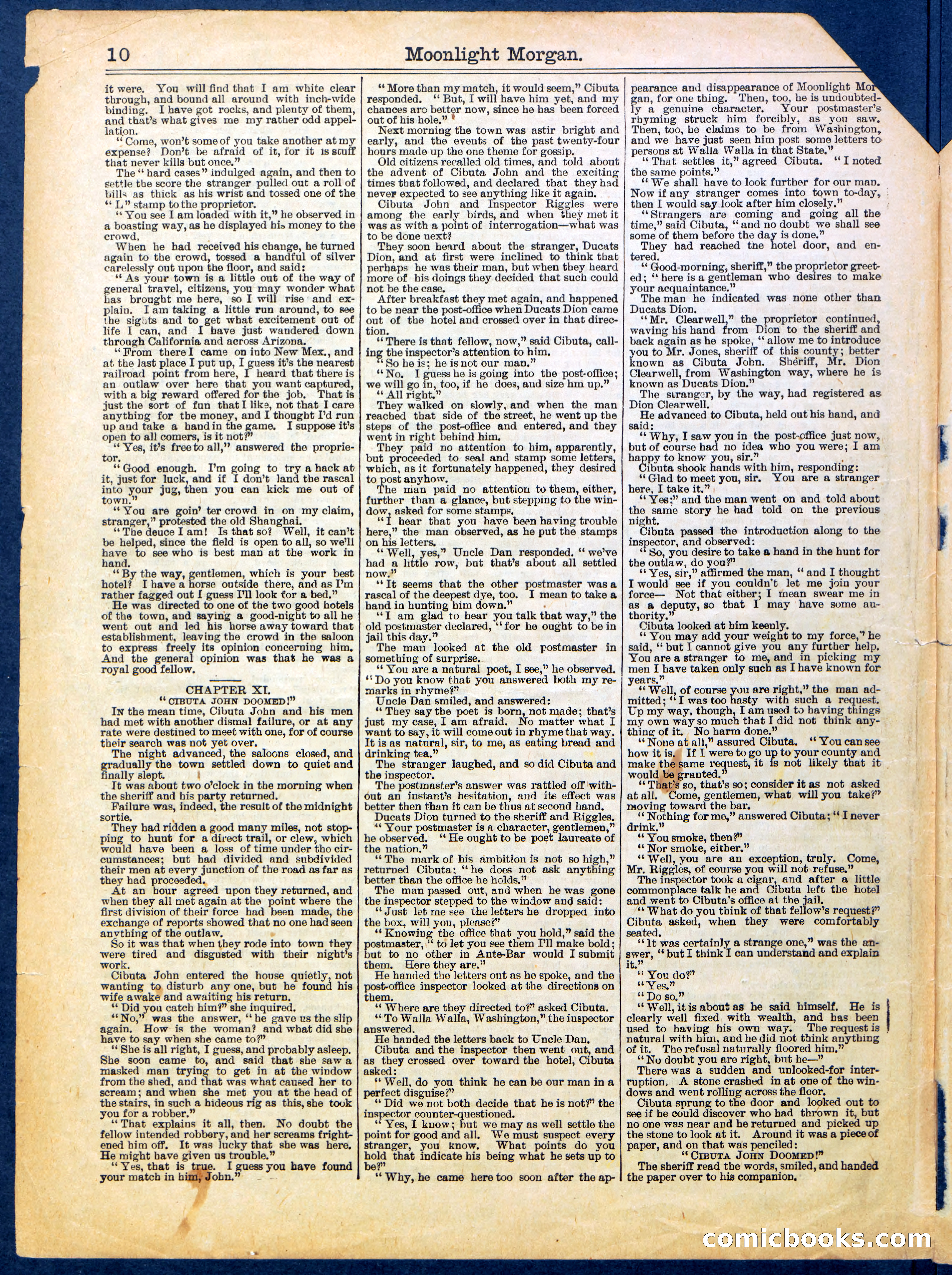 Beadle's Half Dime Library No. 659 — page 10 of 16