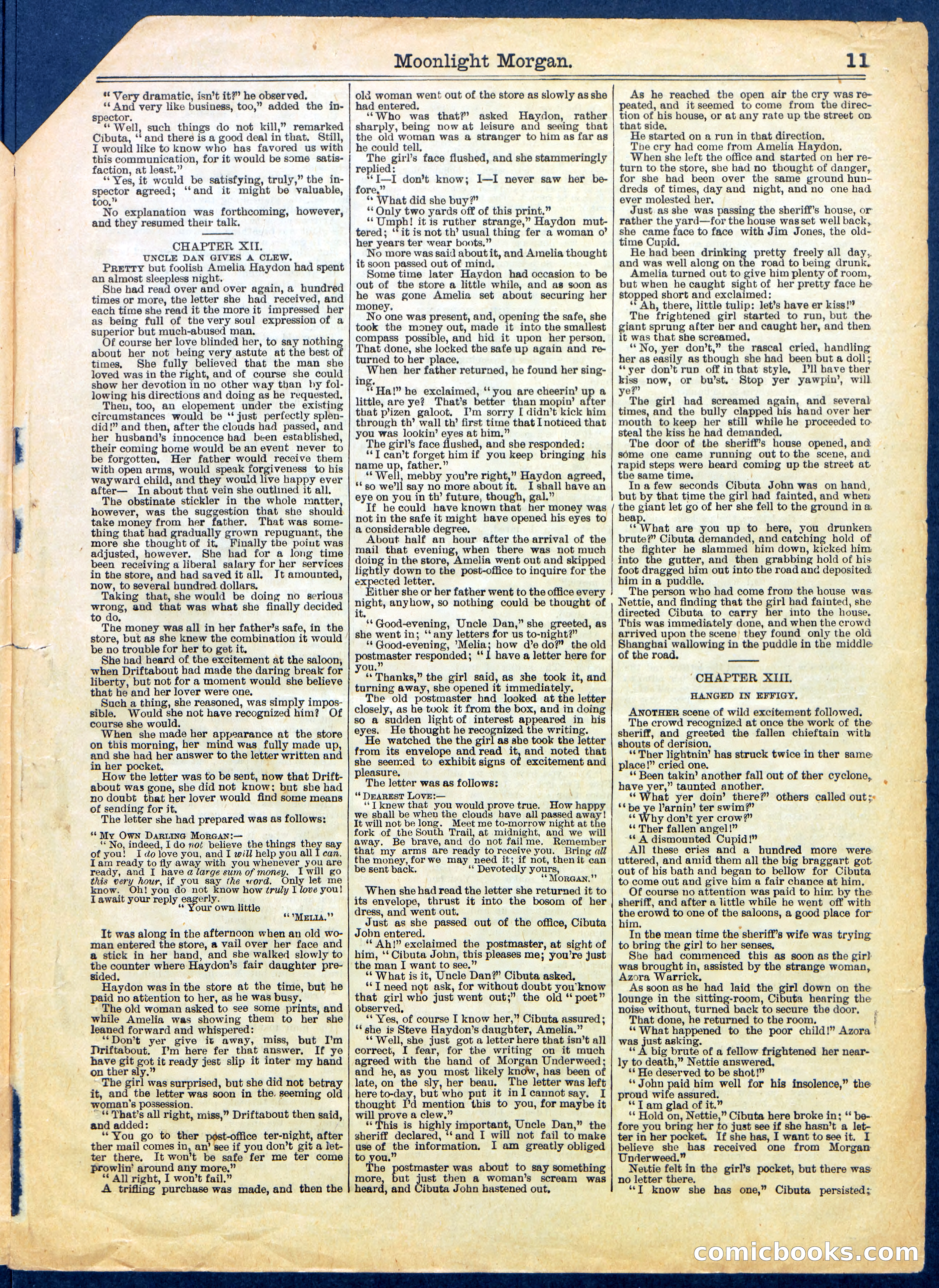 Beadle's Half Dime Library No. 659 — page 11 of 16