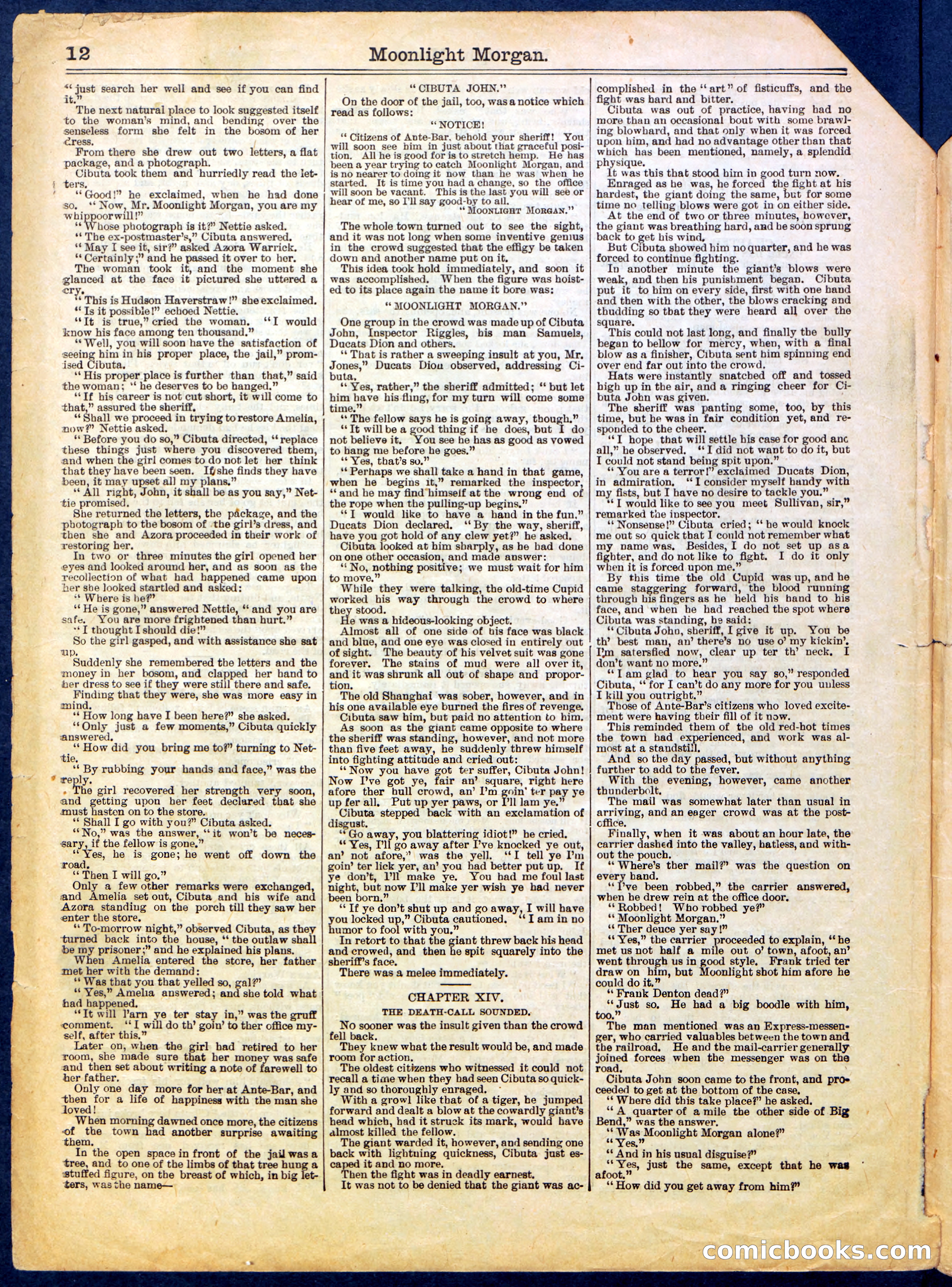 Beadle's Half Dime Library No. 659 — page 12 of 16