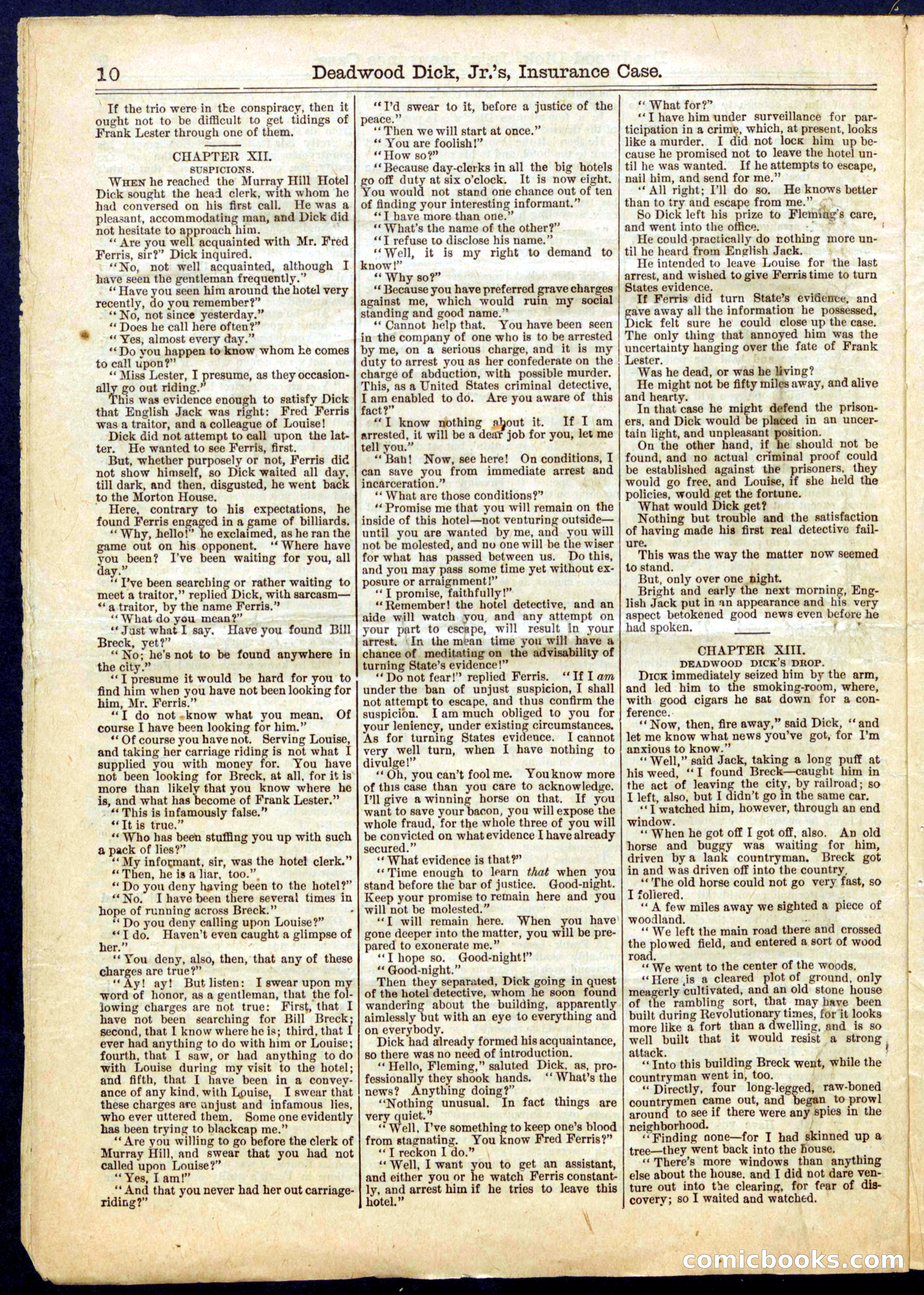 Beadle's Half Dime Library, No. 660 — page 10 of 16